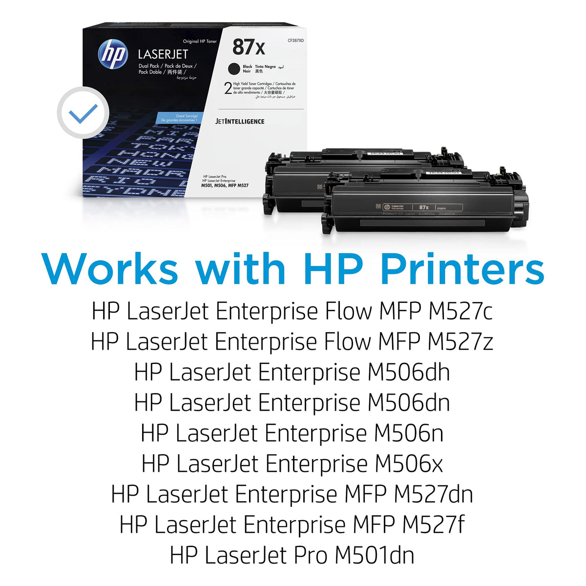 HP 87X original Toner cartridge CF287X black HY