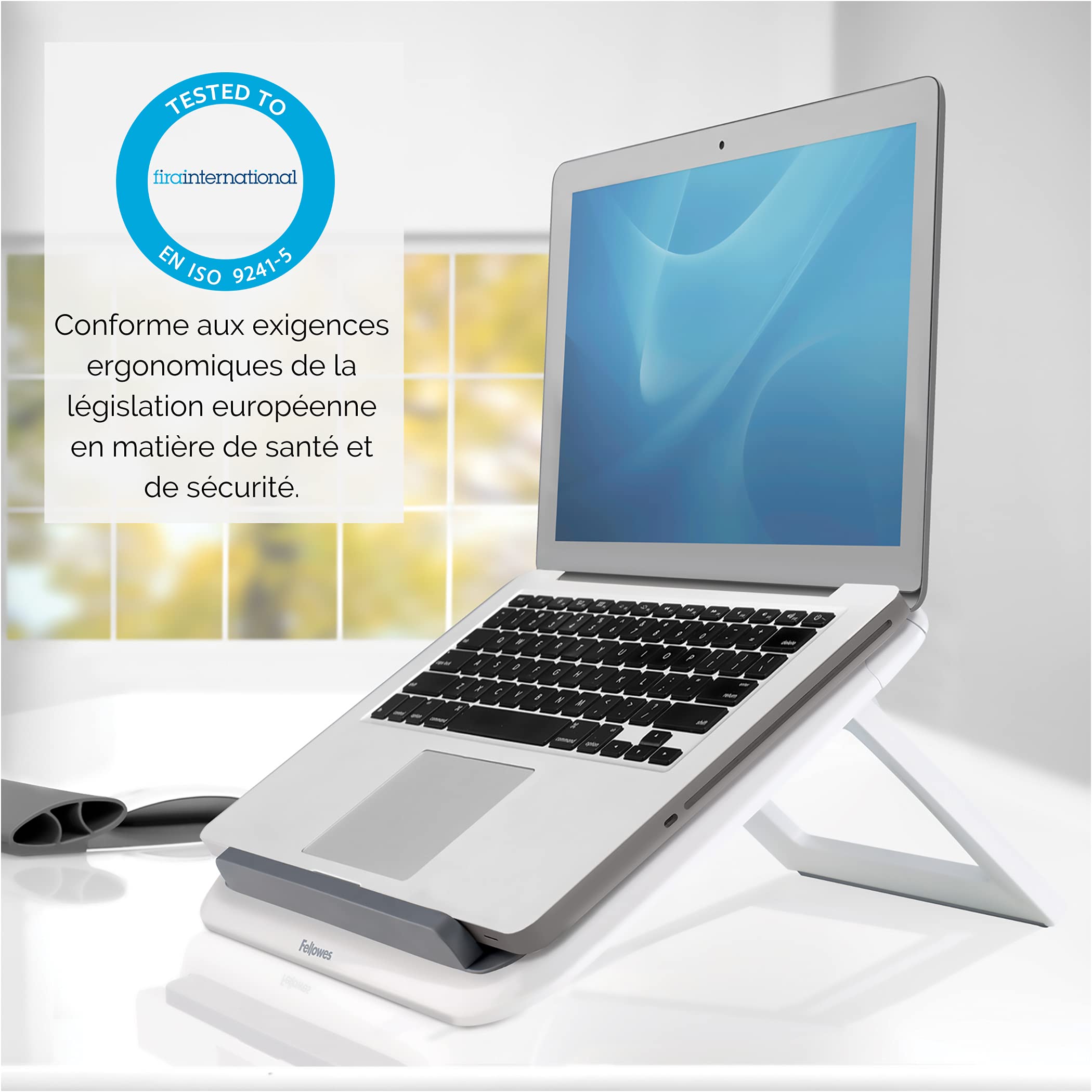 FELLOWES I-Spire Series Laptop Quick Lift White
