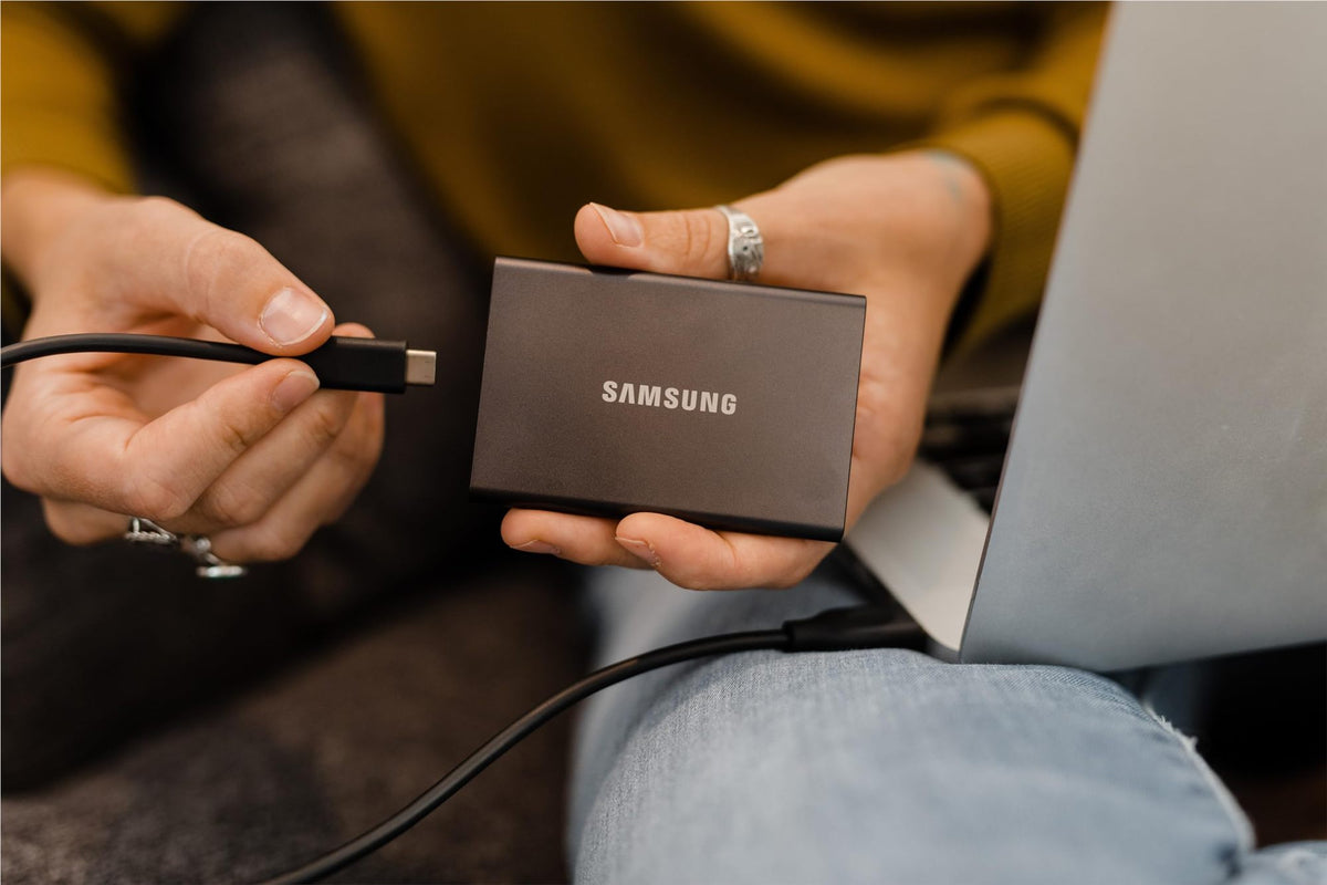 Samsung MU-PC4T0T USB Type-C 3.2 Gen 2 (3.1 Gen 2) Gris, Titane