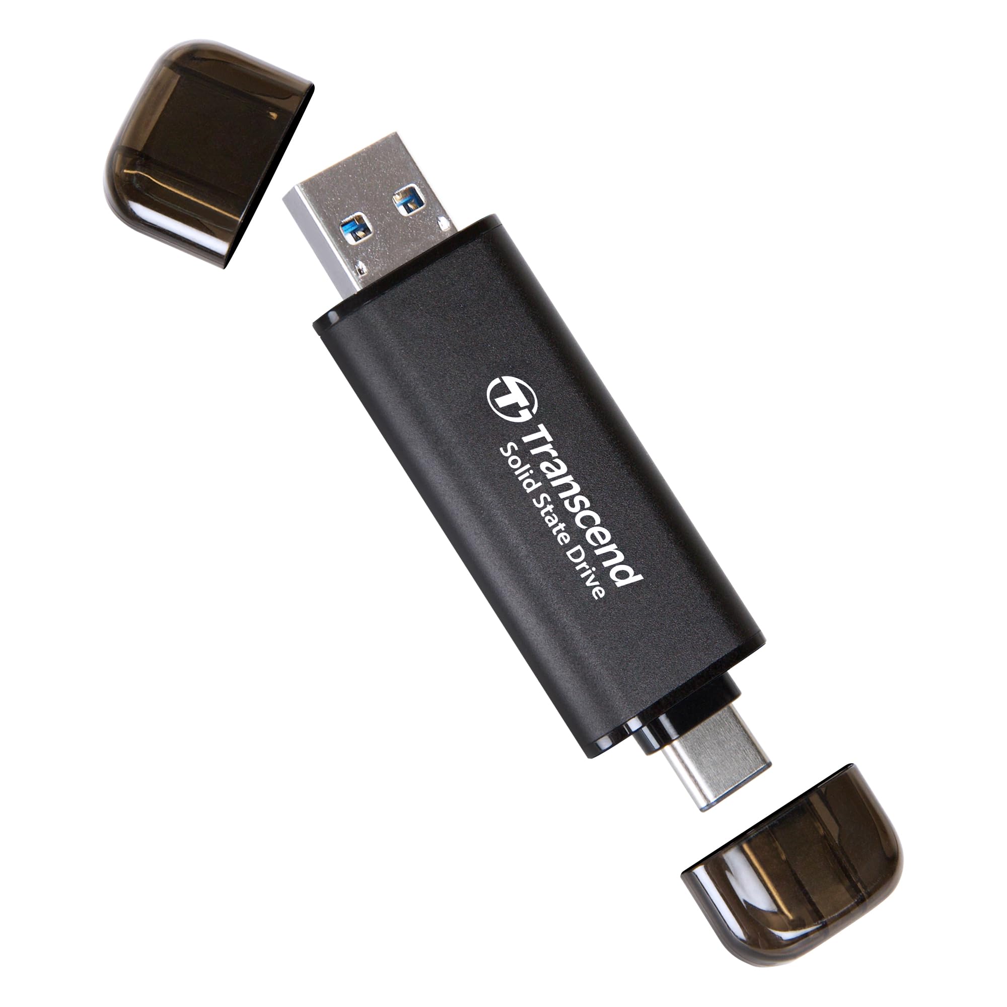 TRANSCEND ESD310C 256Go External SSD USB 10Gbps Type C/A