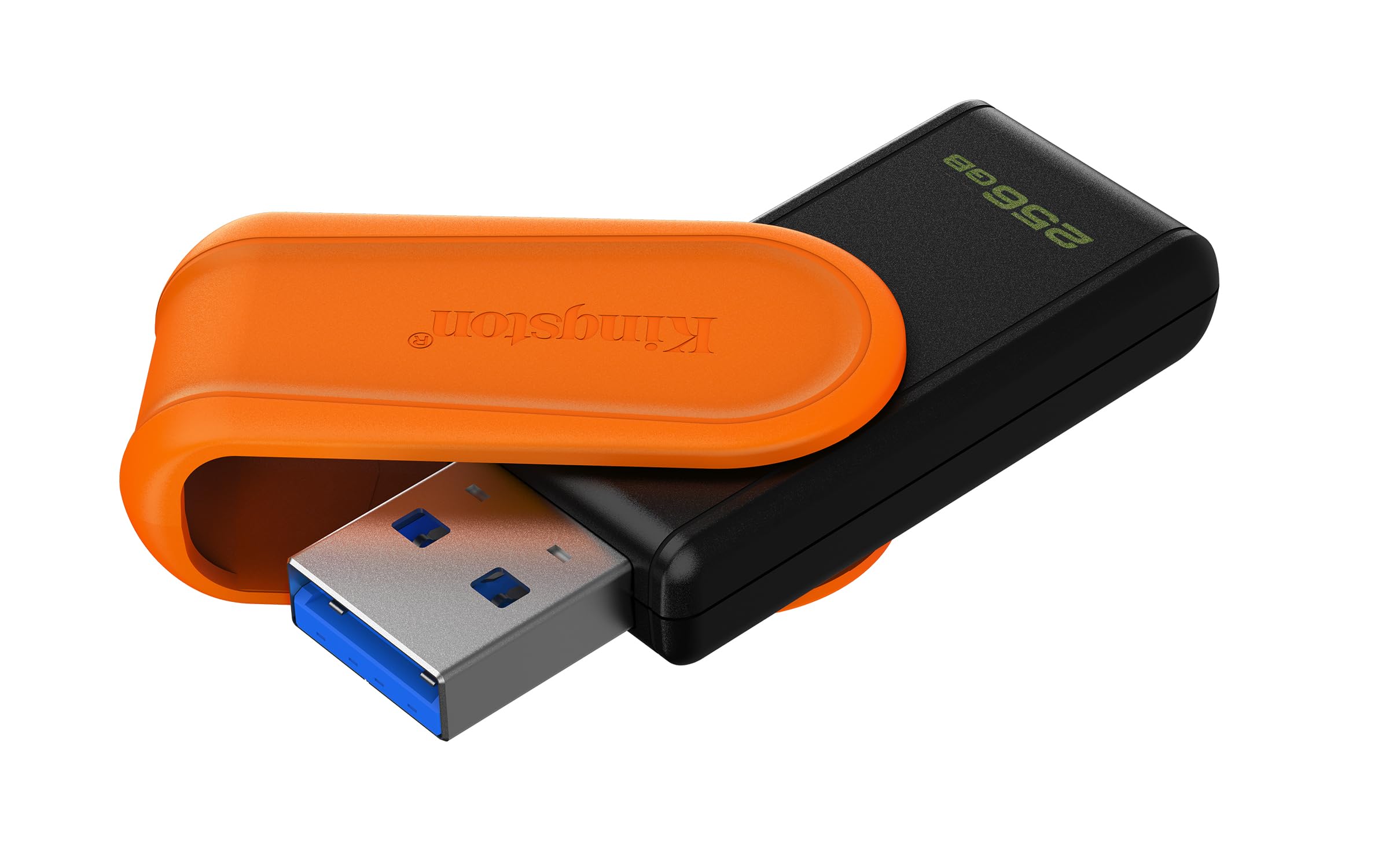 KINGSTON 256Go Portable USB 3.2 Gen 1 DataTraveler Exodia S Black/Orange