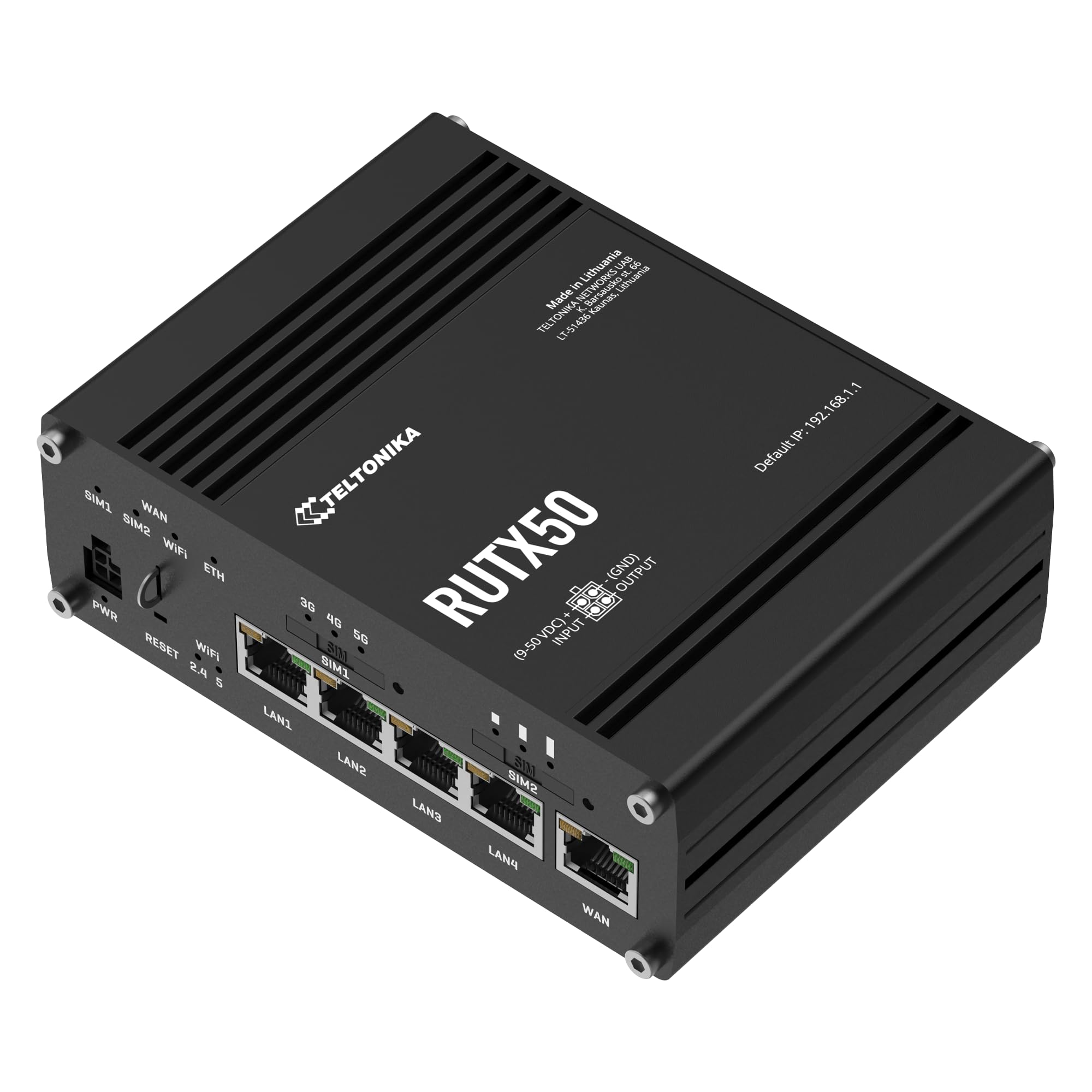 TELTONIKA NETWORKS RUTX50 DUAL SIM 5G/4G/LTE router