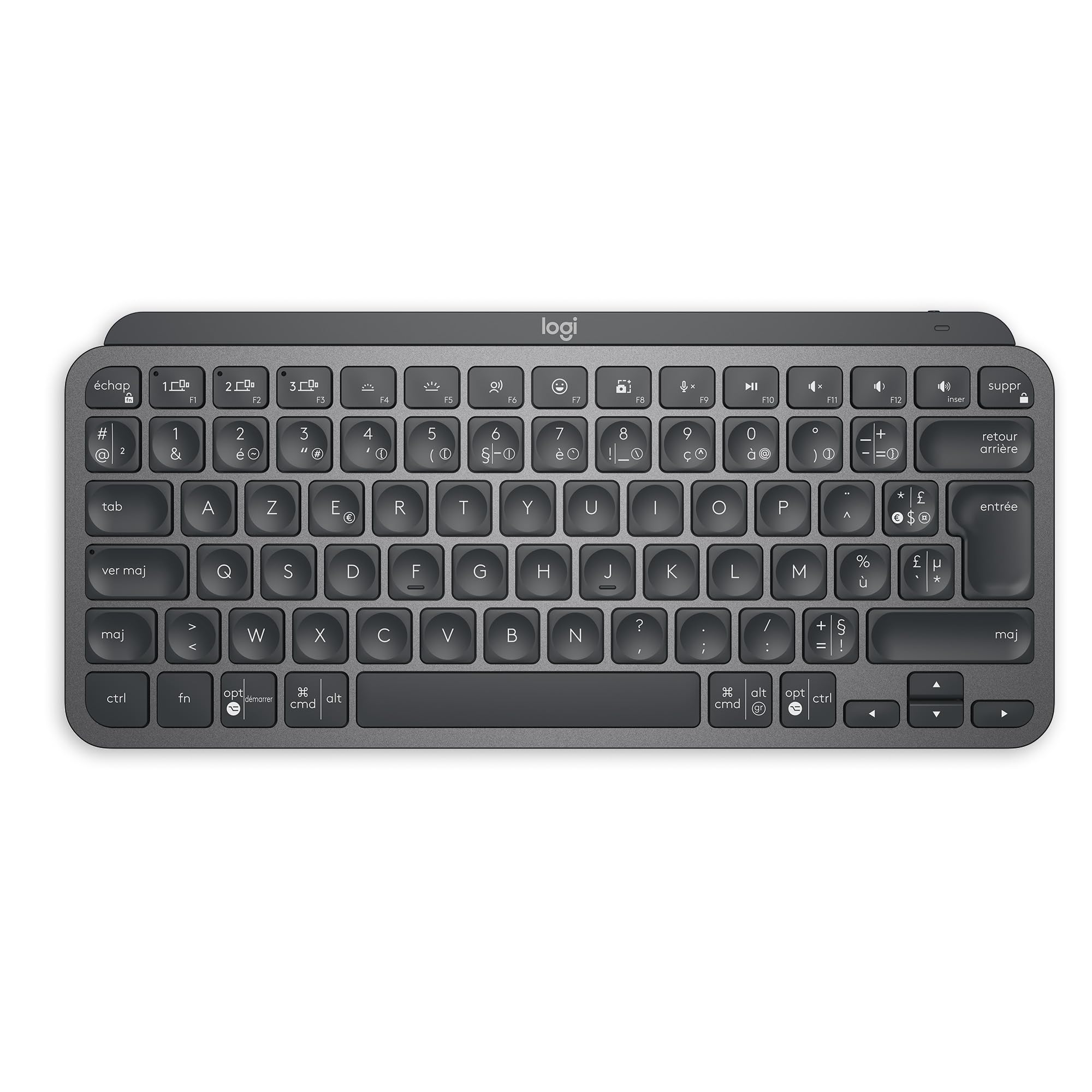LOGITECH MX Keys Mini Minimalist Wireless Illuminated Keyboard - GRAPHITE - CENTRAL (FR)