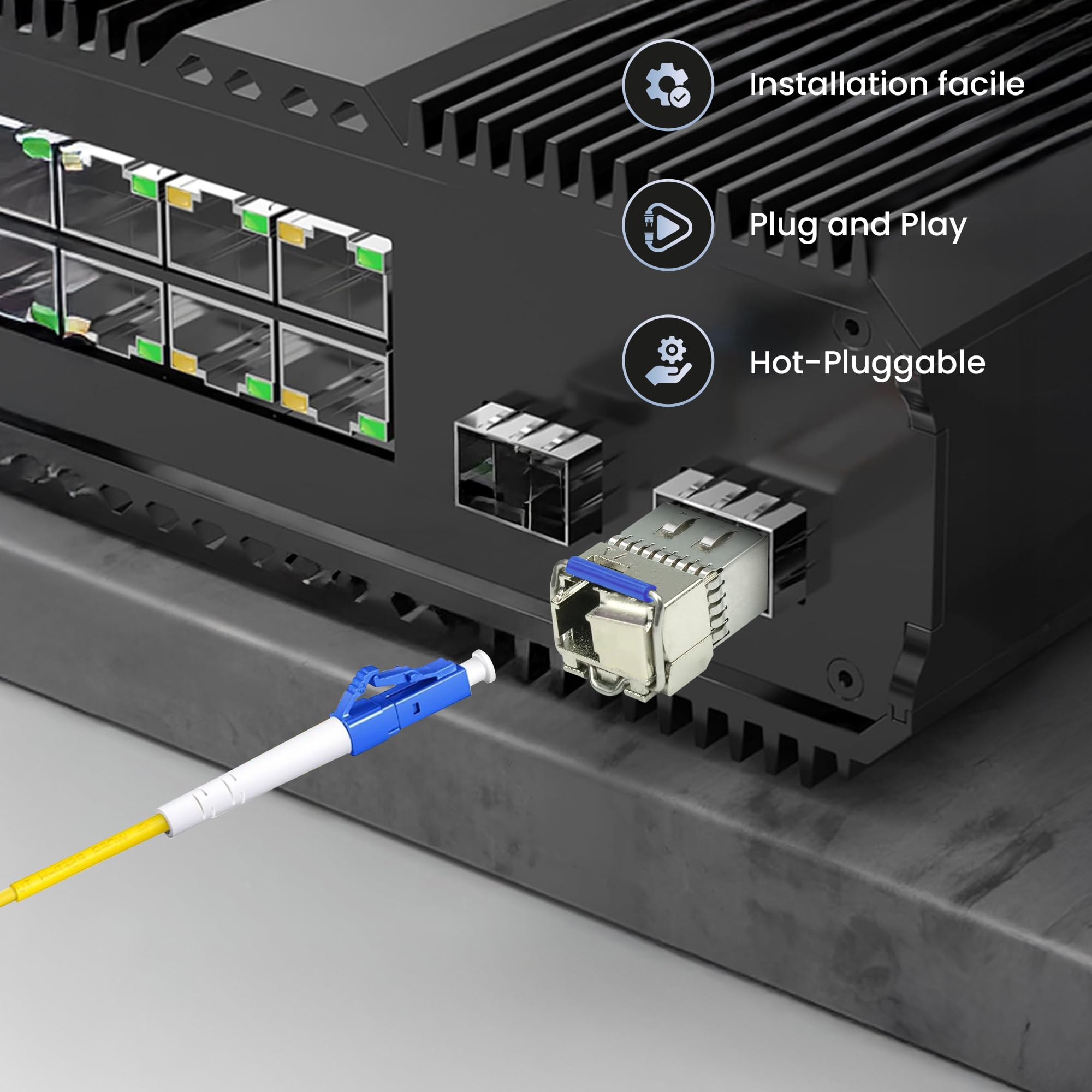 Extralink EX.6211 module émetteur-récepteur de réseau Fibre optique 10000 Mbit/s