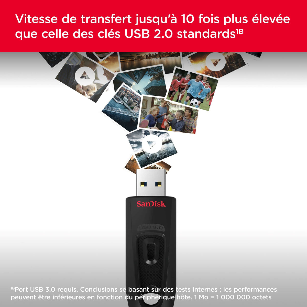 Ultra 32GB USB Flash USB 3.0 100MB/s Red