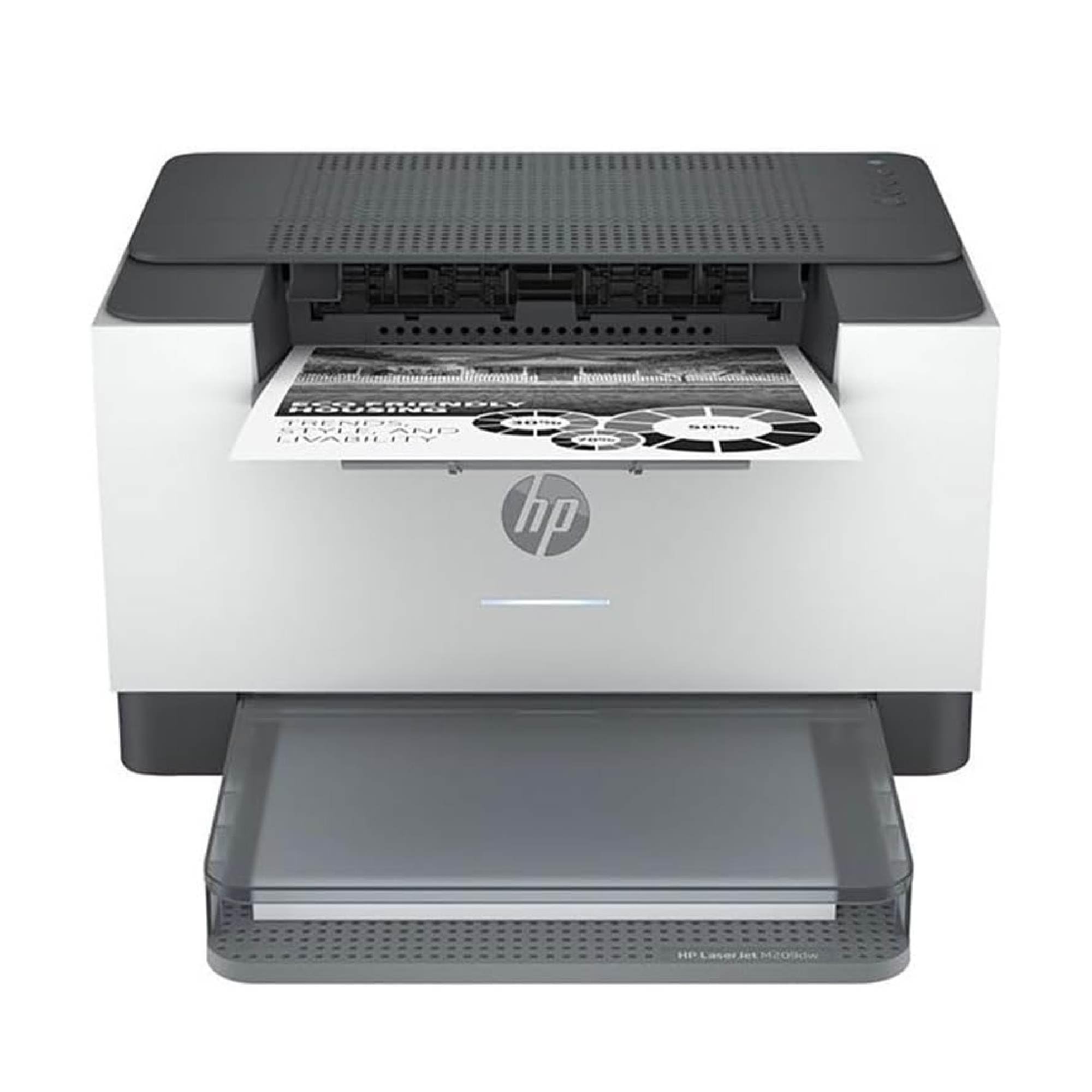 HP LaserJet M209dw Printer Mono B/W Duplex laser A4 600x600dpi 29ppm capacity: 150 sheets USB 2.0 LAN Wi-Fi Bluetooth LE