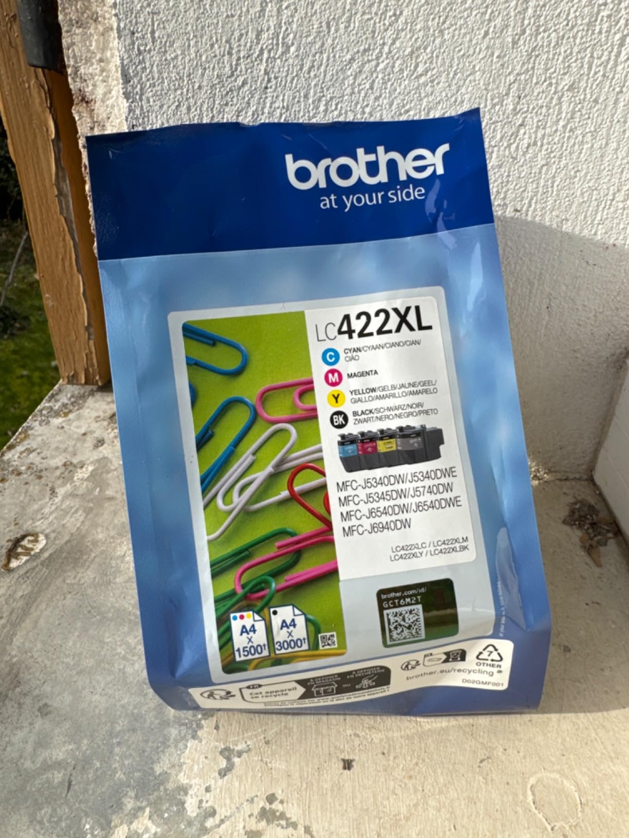 BROTHER LC422XLC HY Ink Cartridge For BH19M/B Compatible with MFC-J5340DW MFC-J5740DW MFC-J6540DW MFC-J6940DW 1500 pages