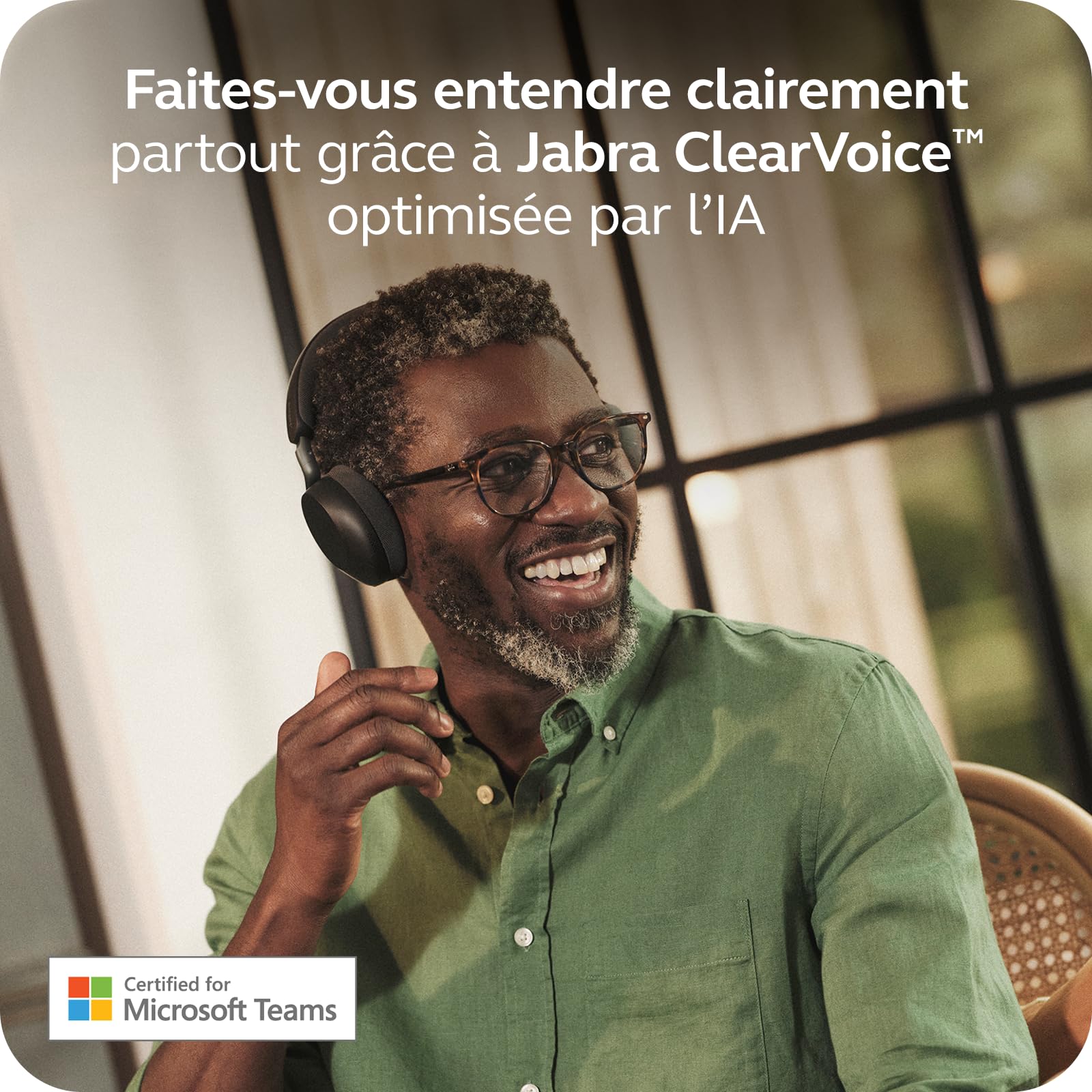 Jabra Evolve3 75 MS Link 390 USB-A Bla