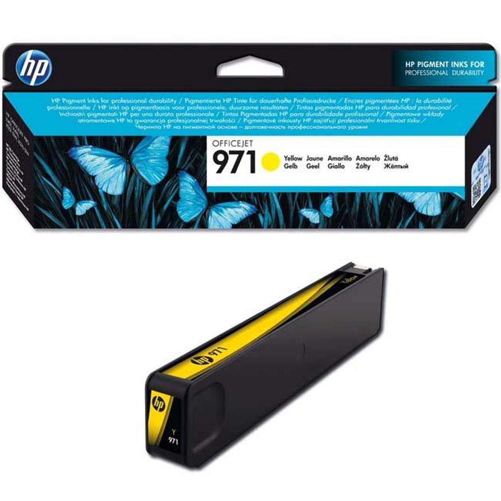 HP 971 original Ink cartridge CN624A yellow