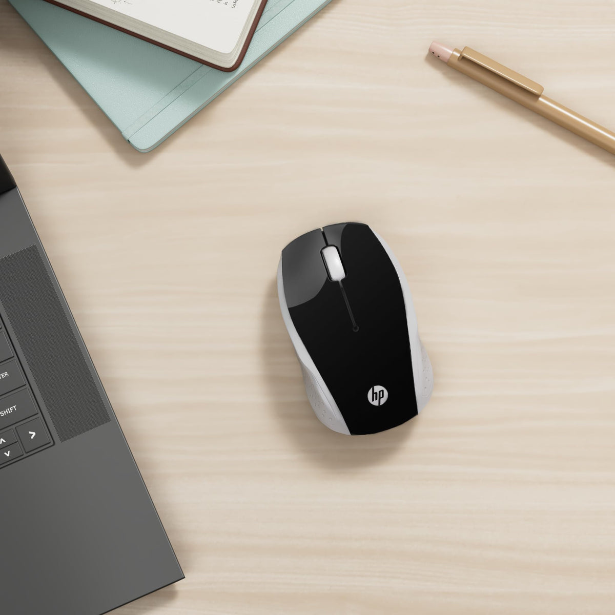 HP 200 Pk Silver Wireless Mouse