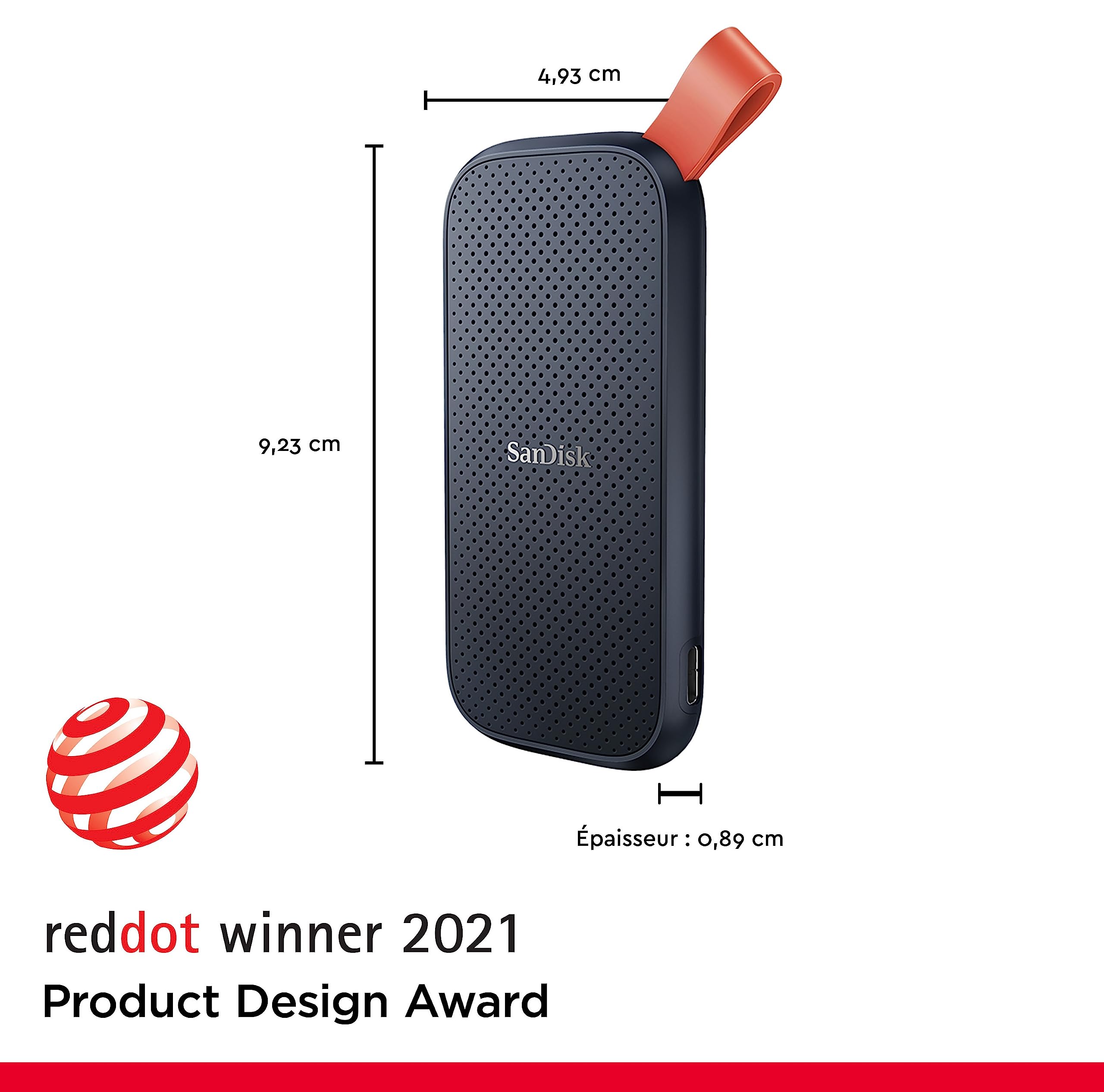 SANDISK Portable SSD 1To USB 3.2 USB-C