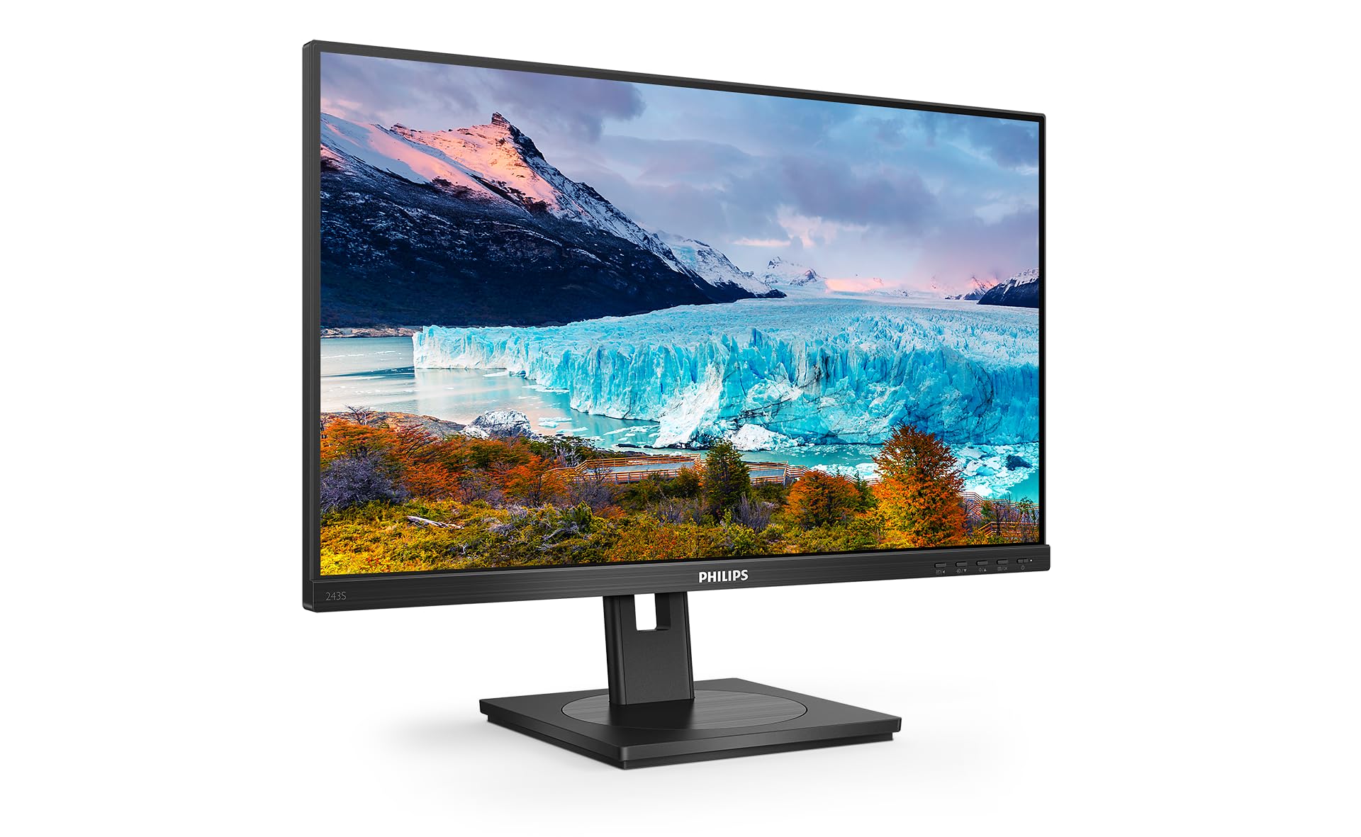 PHILIPS 243S1 Écran LED - 24"-1920 x 1080 Full HD @ 75 Hz - IPS - 300 cd/m² - 1000:1 - 4 ms - HDMI, DP, USB-C - haut parleur- LAN