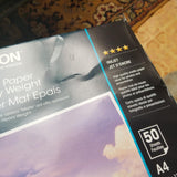 EPSON S041256 Matte heavyweight  papier inkjet 167g/m2 A4 50 feuilles pack de 1 one-sided