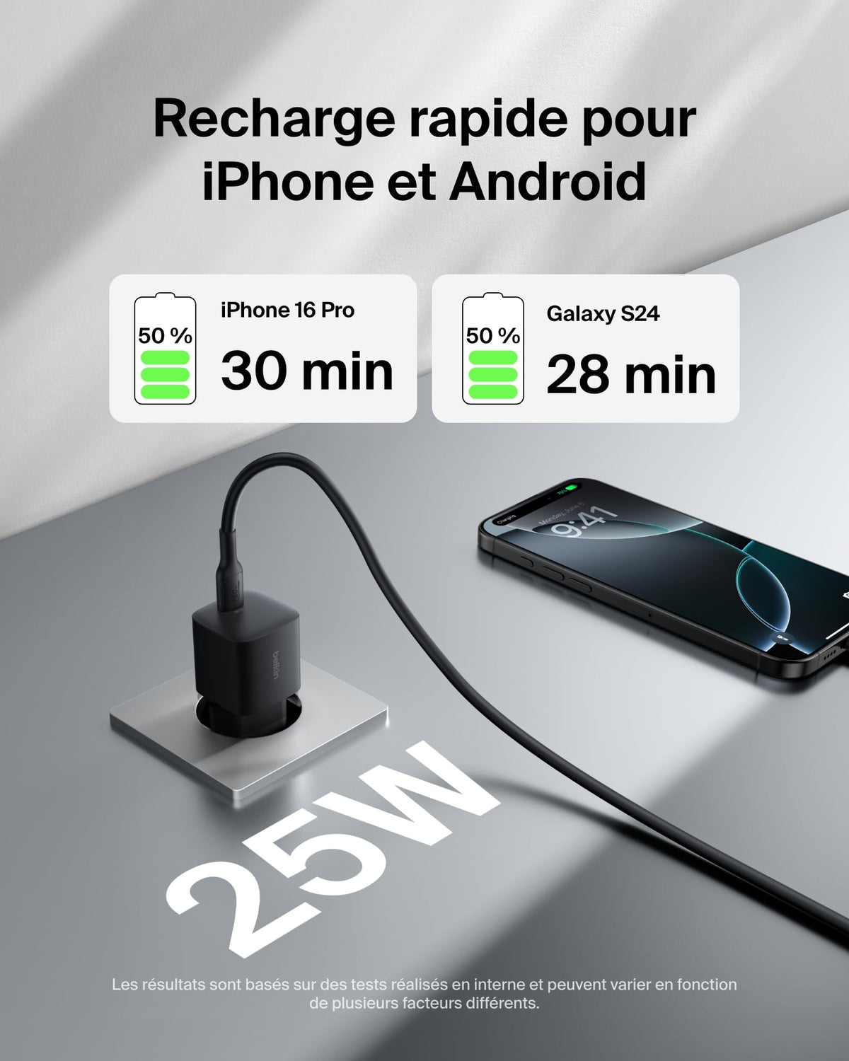 BELKIN 10k Power Bank + 25W EU + 1m C-C Bundle