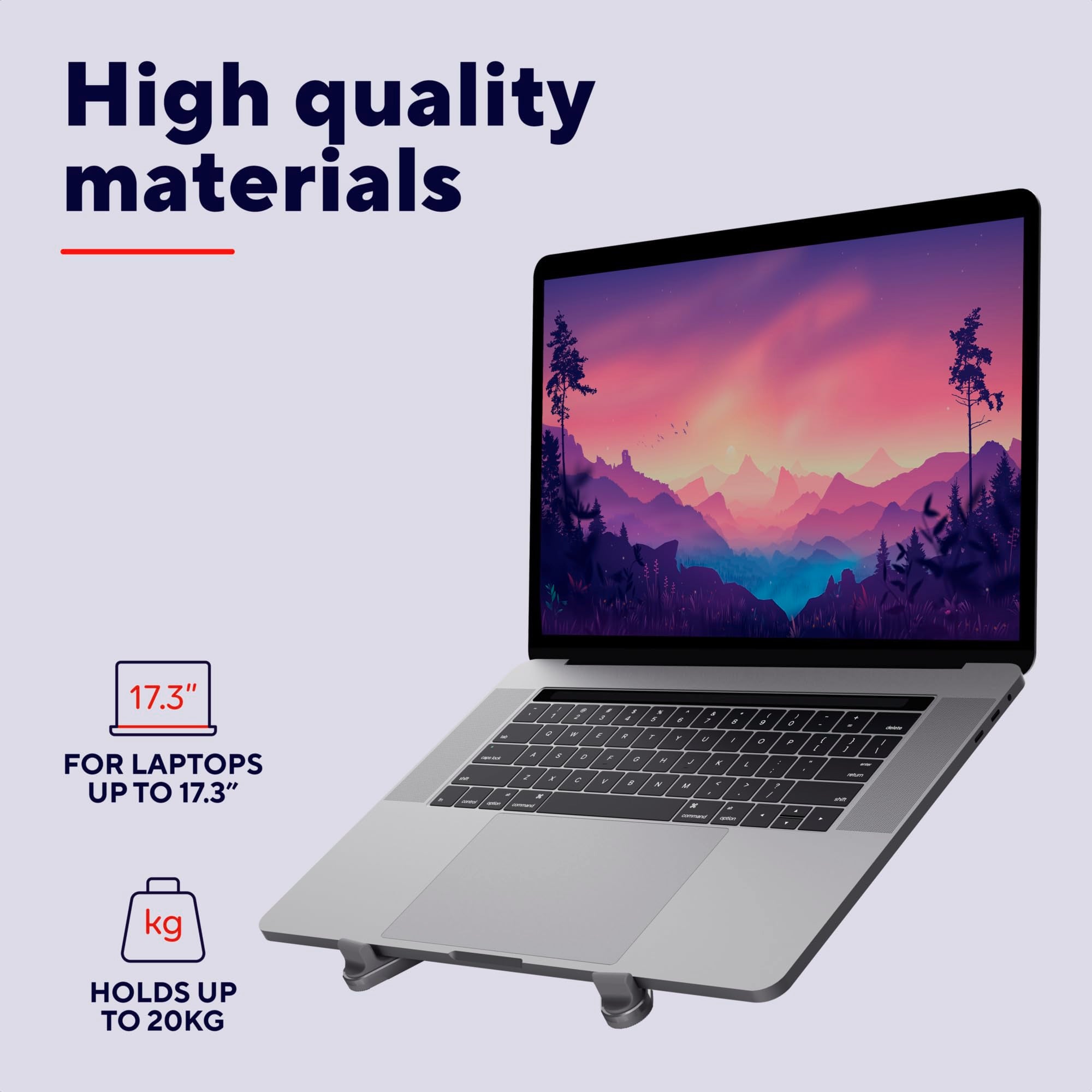 TRUST Support pliable MACY en aluminium pour ordinateur portable