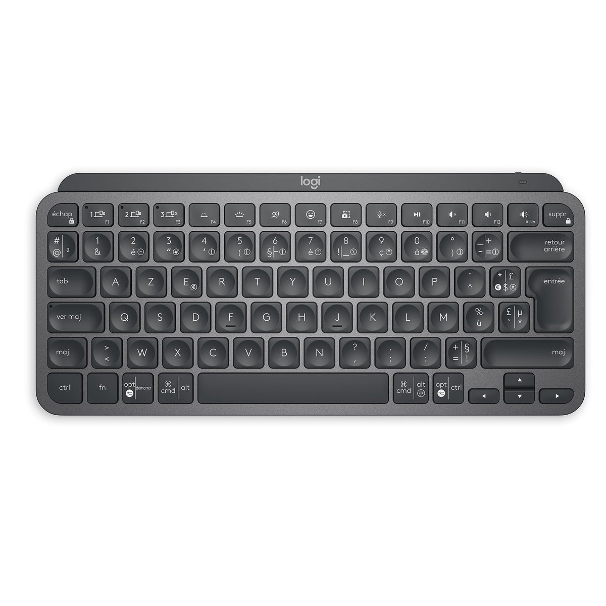 LOGITECH MX Keys Mini Minimalist Wireless Illuminated Keyboard - GRAPHITE - CENTRAL (FR)