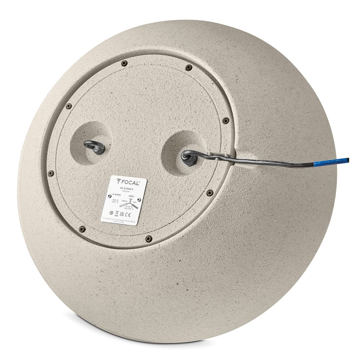 Focal 2-way Speaker ext IP65, 8in, Limestone