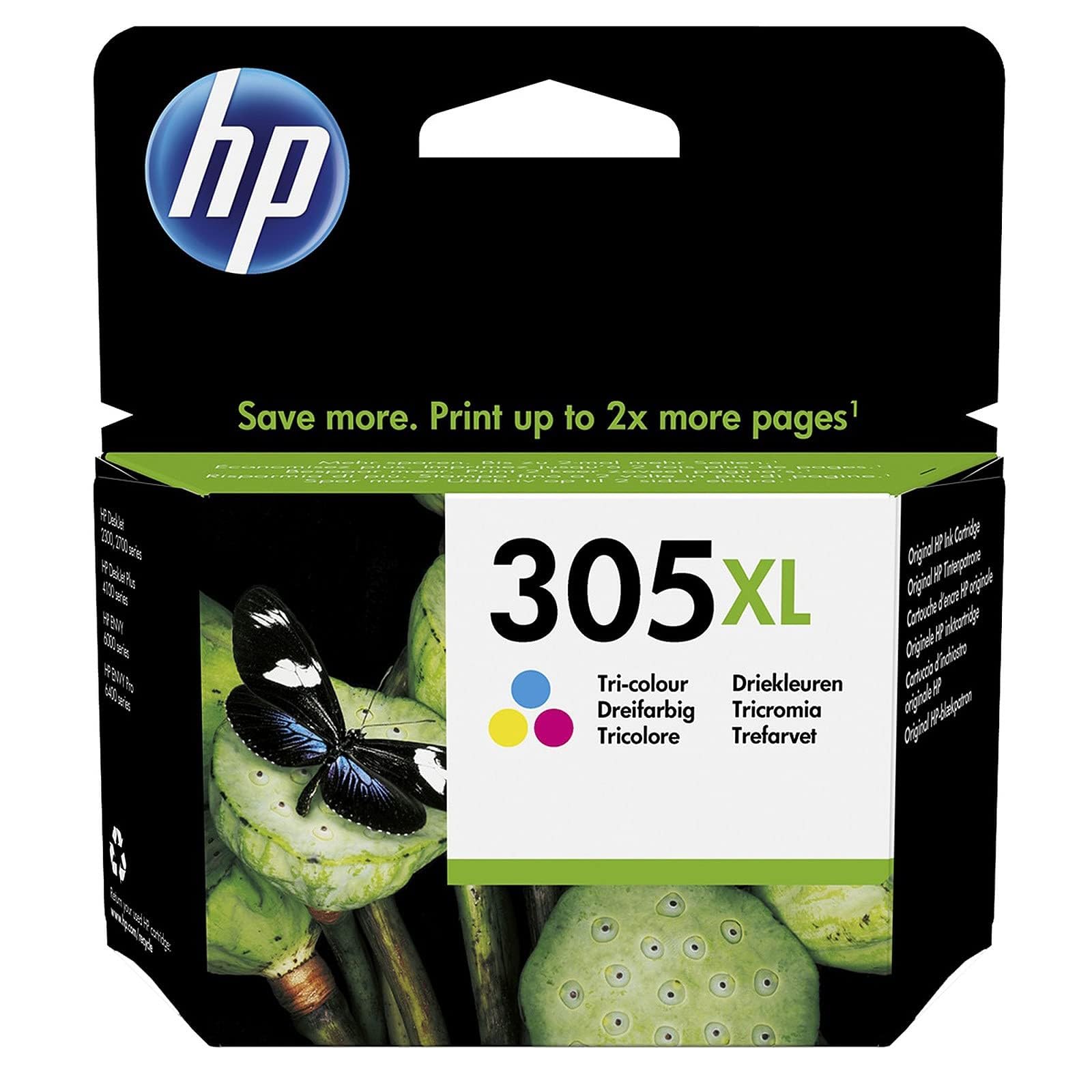 HP 305XL High Yield Tri-color Original Ink Cartridge