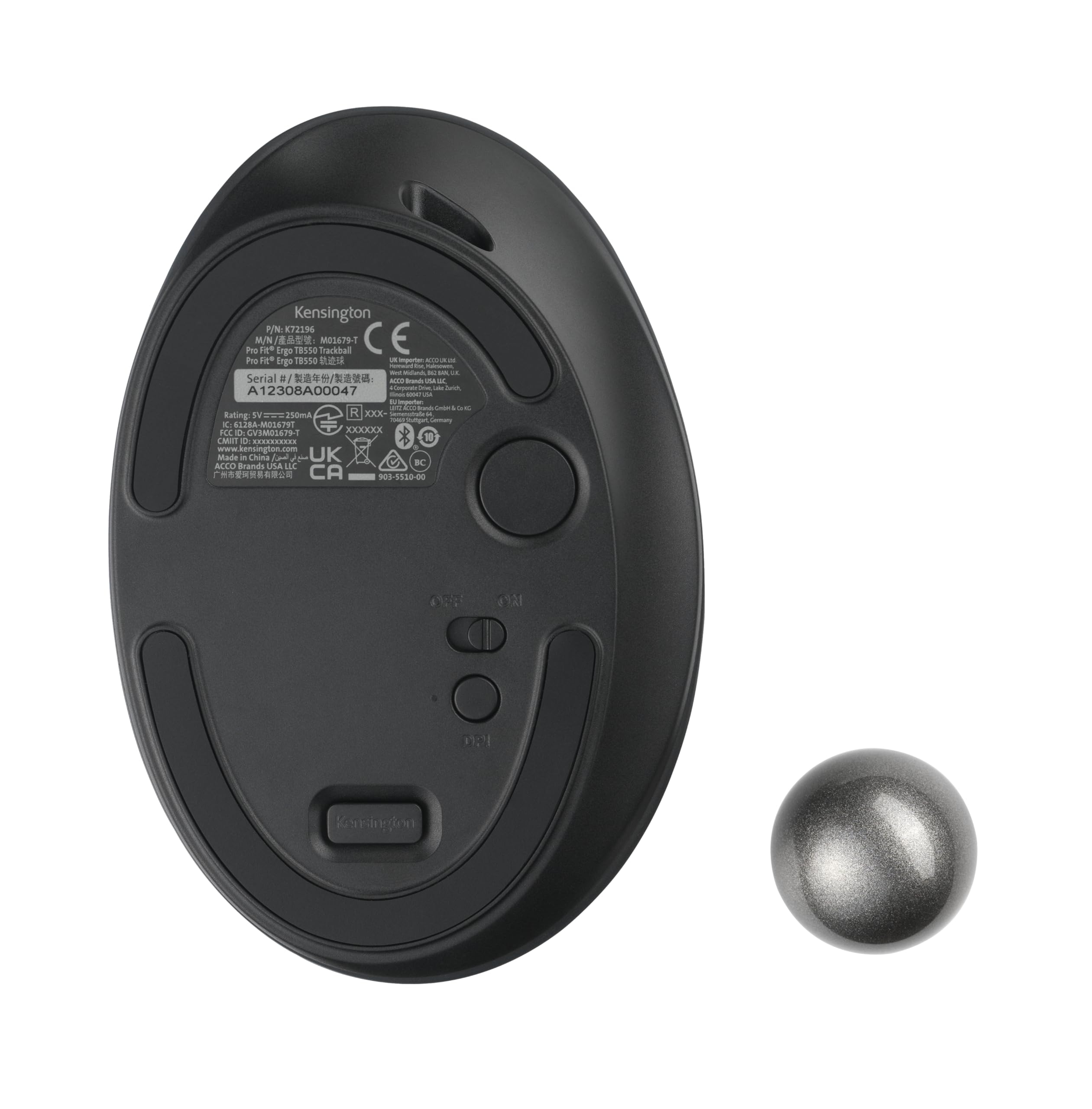 Kensington ProFit Ergo TB550 Trackball