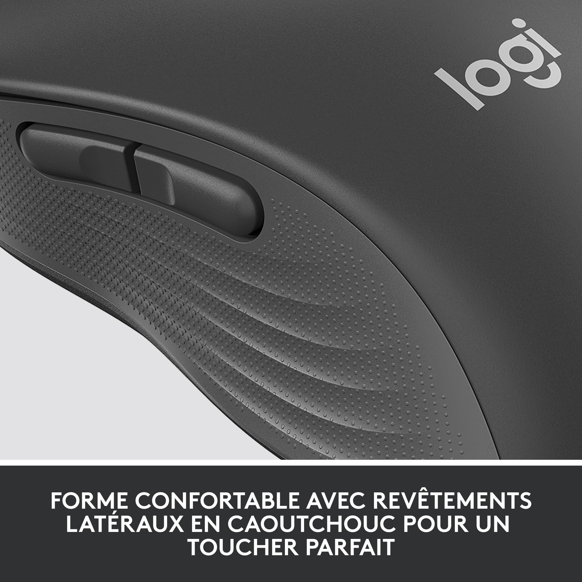 LOGITECH Signature M650 L for Business Mouse right-handed 5 buttons wireless Bluetooth 2.4 GHz Bolt USB receiver