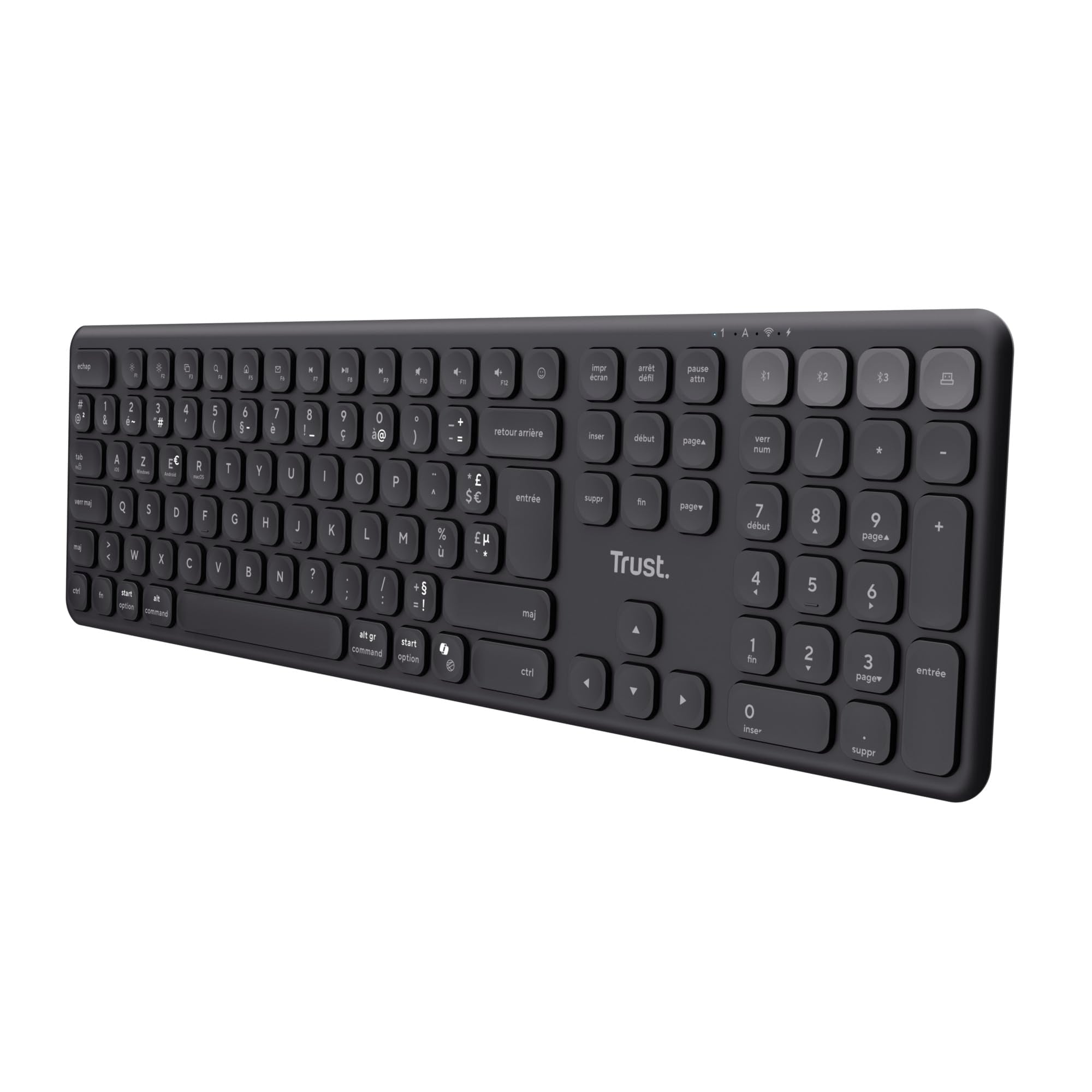 TRUST Clavier sans fil VAIYA Bluetooth (FR)