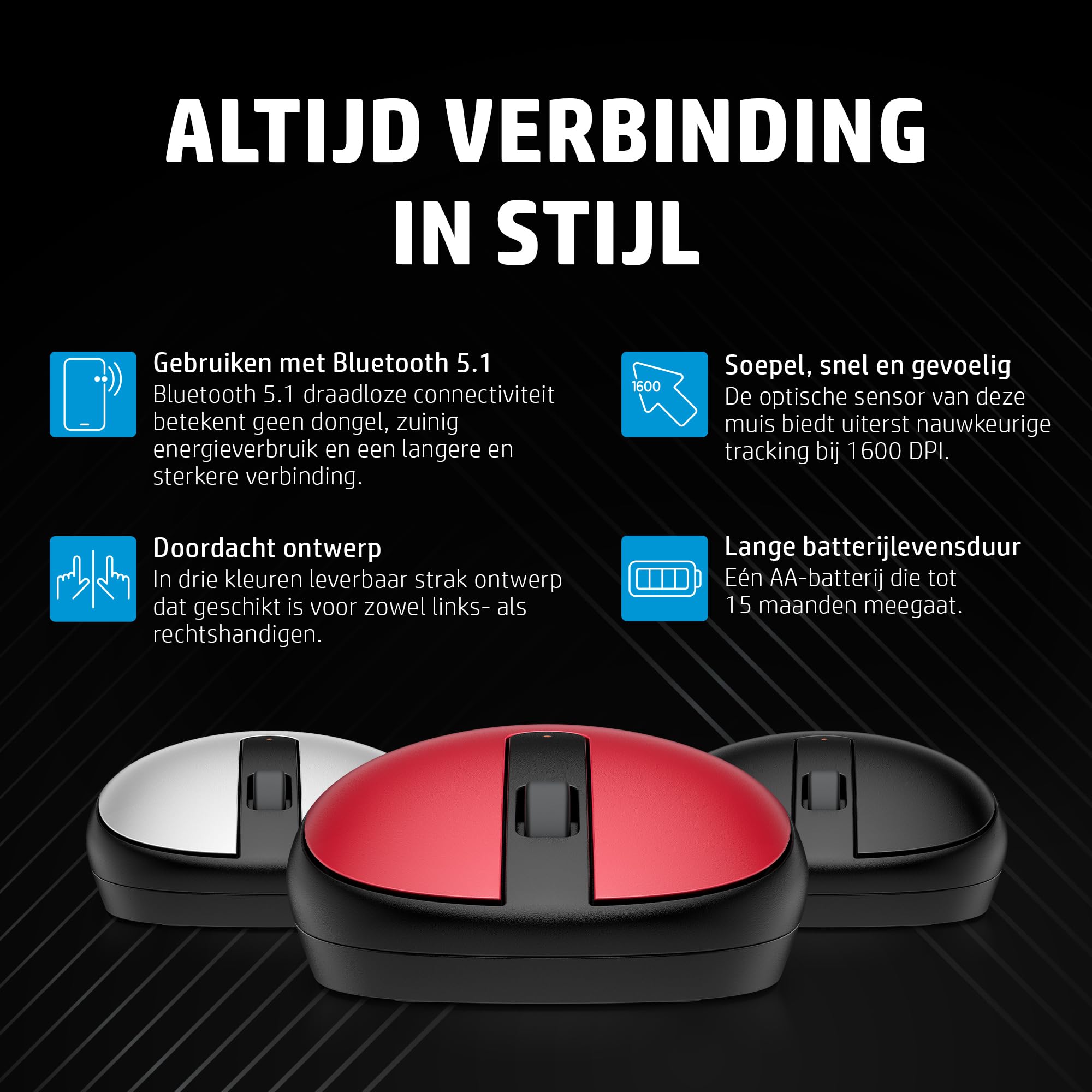 HP 240 Mouse BLK