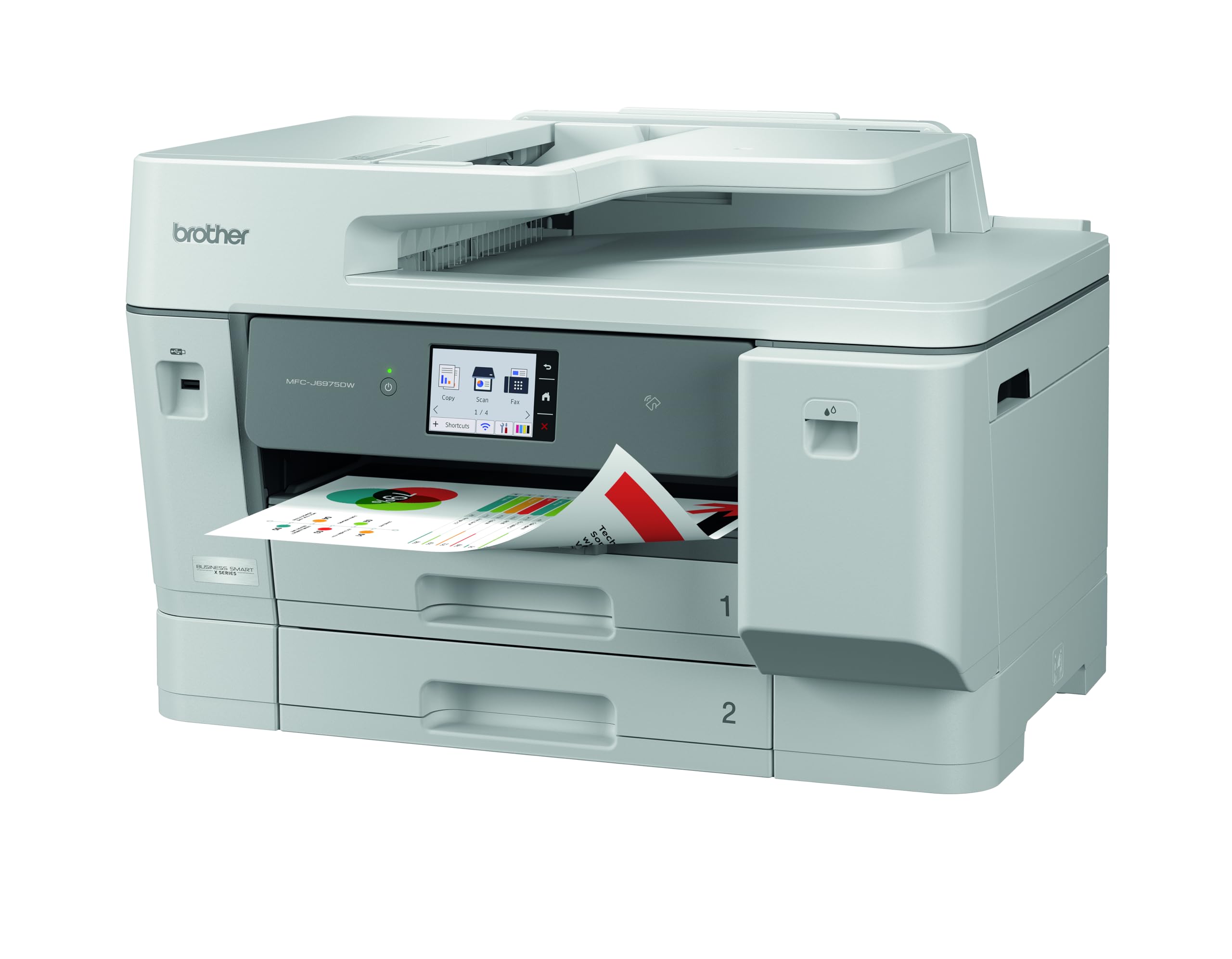 BROTHER MFC-J6975DW Multifonction jet dencre couleur A3 recto-verso intégral 2 bacs papiers de 250 f réseau Wi-Fi 31ipm
