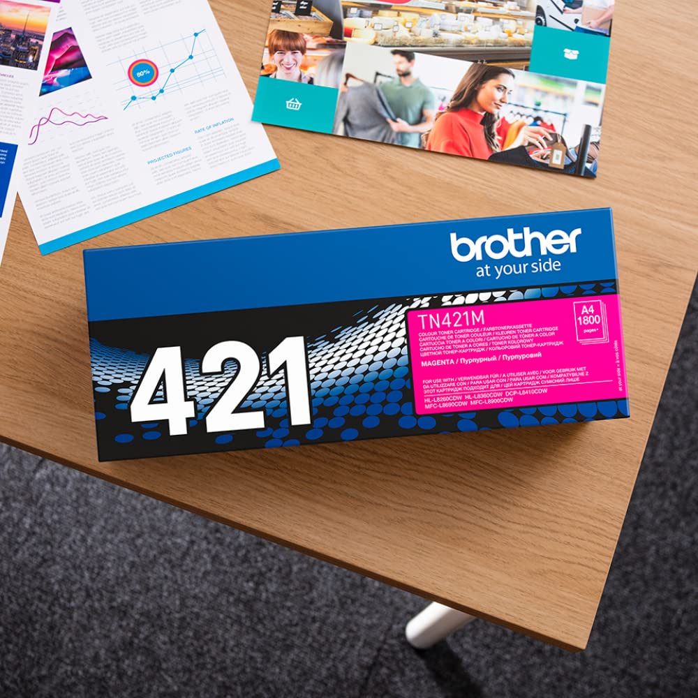BROTHER TN421M Toner Cartouche Magenta 1.800 pages pour Brother HL-L8260CDW L8360CDW