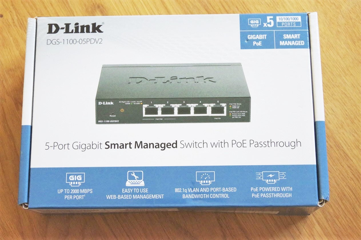 D-LINK 24-Port Layer2 PoE Gigabit Smart Switch 24x 10/100/1000Mbit/s TP RJ-45 Port of which 12 x PoE 802.3af/802.3at802.3x Flow