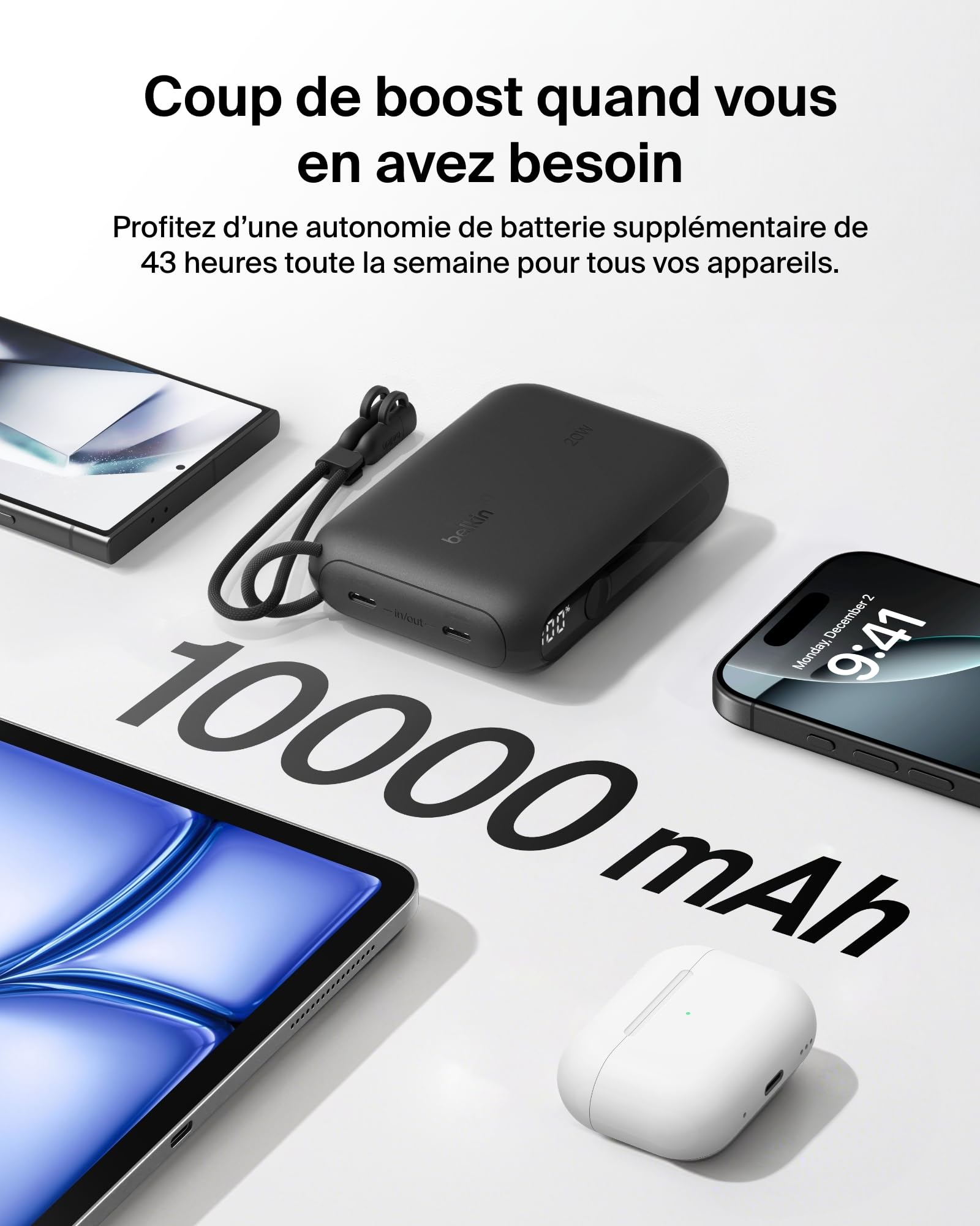 BELKIN 10k PD20W Power Bank with Display