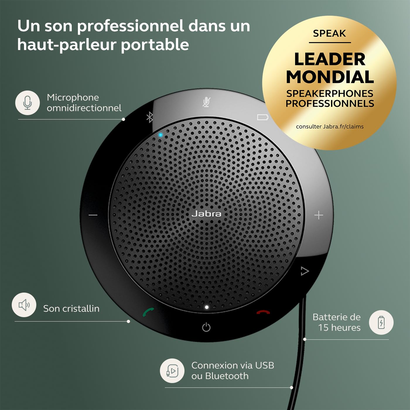 JABRA speak 510 MS USB BT