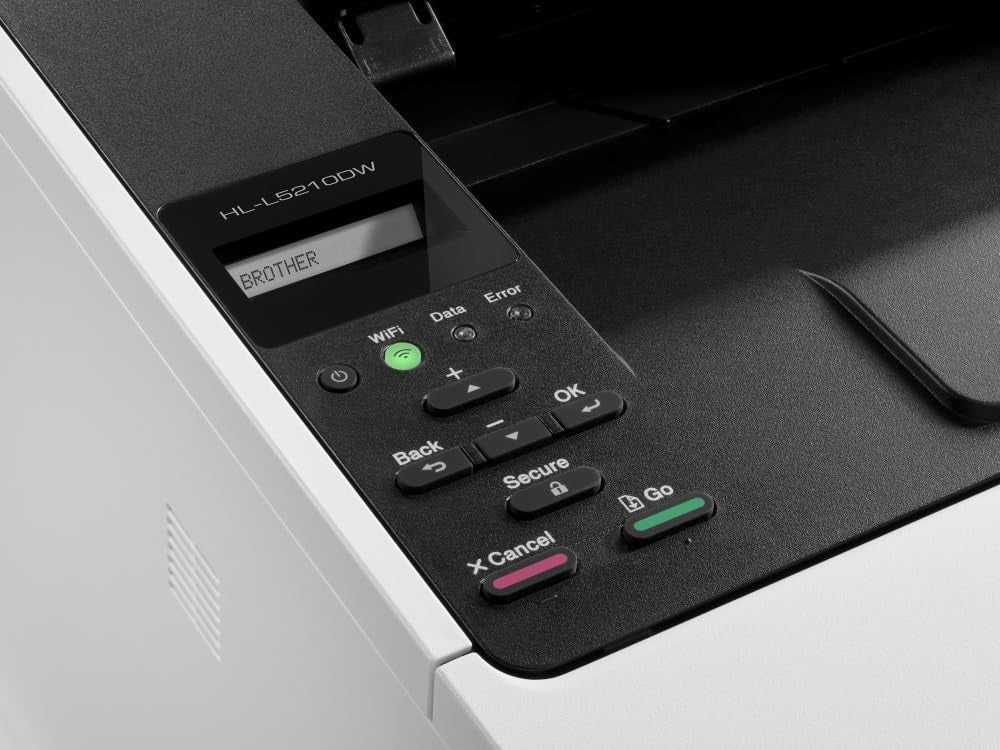 BROTHER HL-L5210DW Printer Mono B/W Duplex laser A4 1200x1200dpi 48ppm capacity 350 sheets USB 2.0 Gigabit LAN Wi-Fi NFC