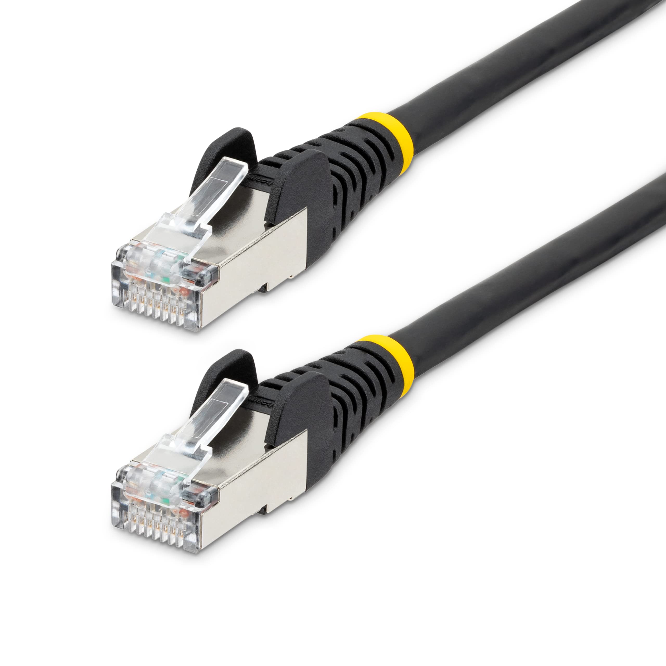 1m LSZH CAT6a Ethernet Cable - Black