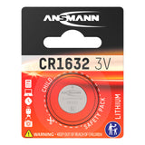 ANSMANN pile lithium CR1632 - Blister de 1