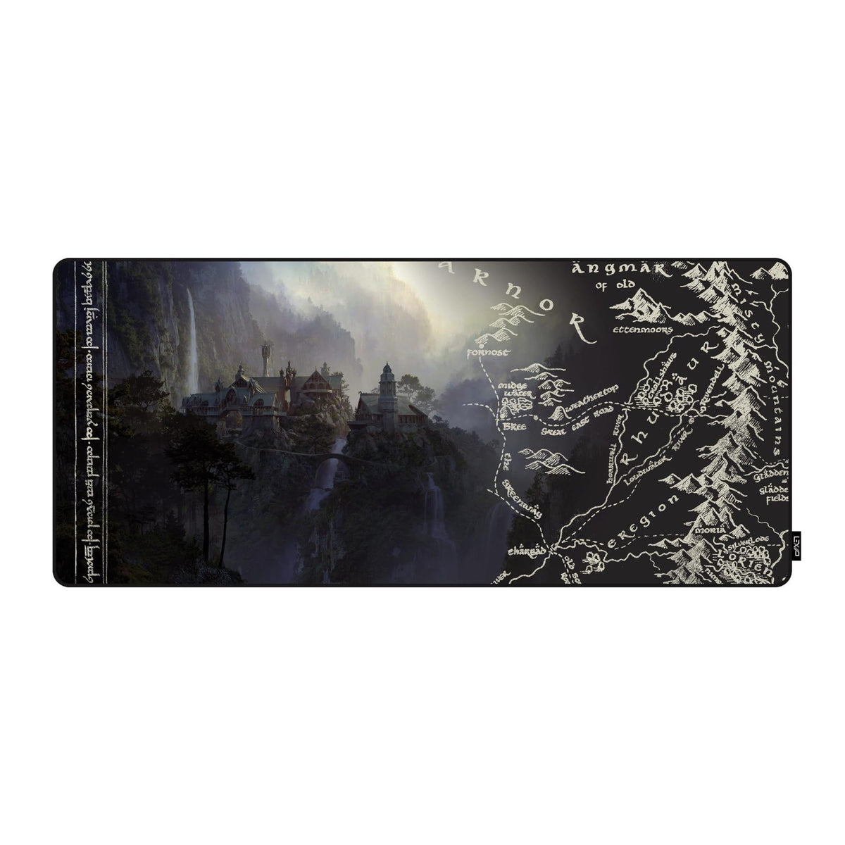 LEXIP X WARNER The Lord Of The Rings Rivendell XXL MOUSEPAD