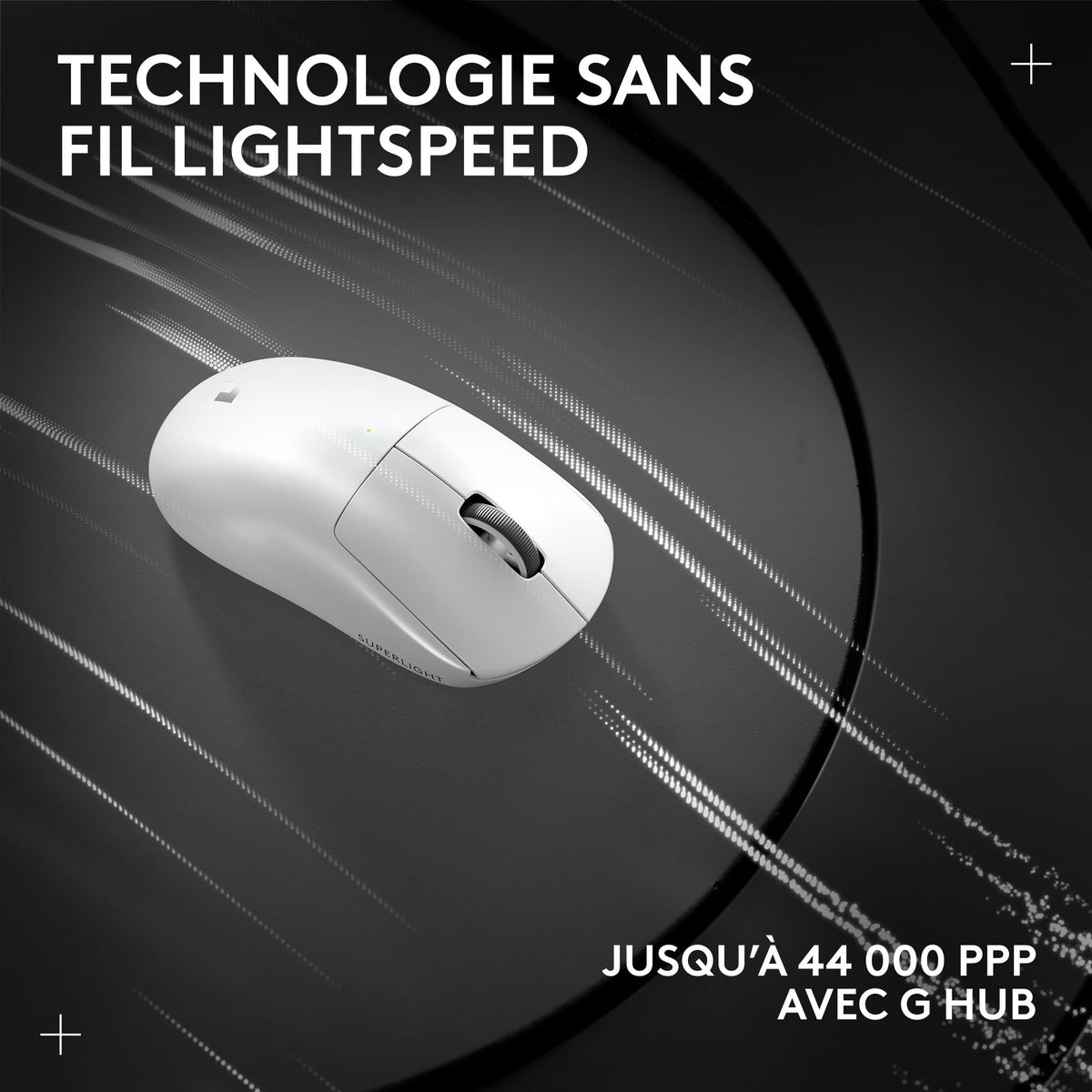 LOGITECH G PRO X SUPERLIGHT 2 Mouse optical 5 buttons wireless 2.4 GHz USB LOGITECH LIGHTSPEED receiver white