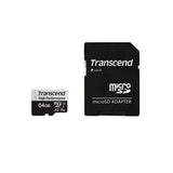 TRANSCEND 64Go microSD avec adaptateur SD UHS-I U3 A2 pour les consoles de jeux portables