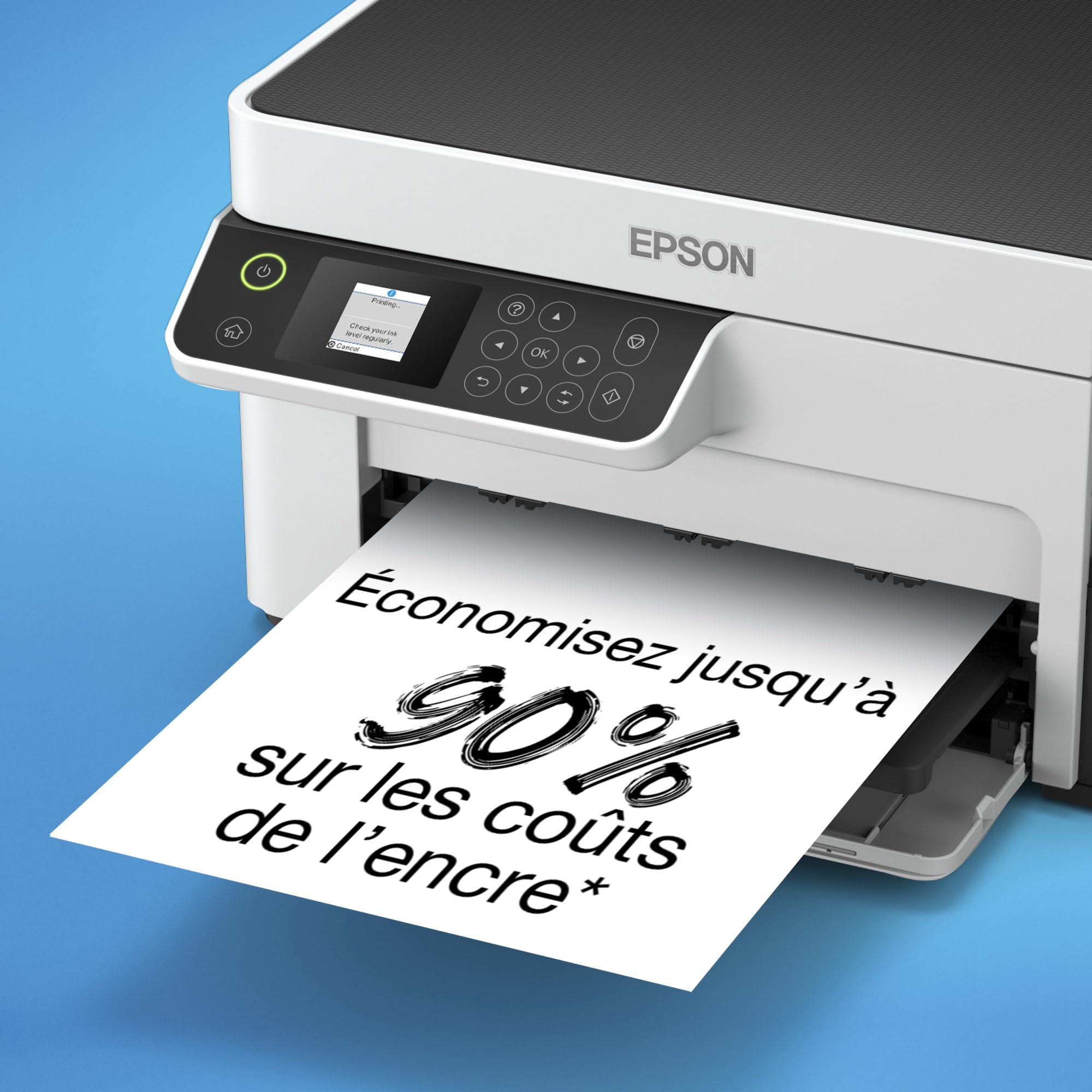 EPSON EcoTank ET-M2120 MFP Mono B/W ink-jet A4 15ppm print 150 sheets USB Wi-Fi white