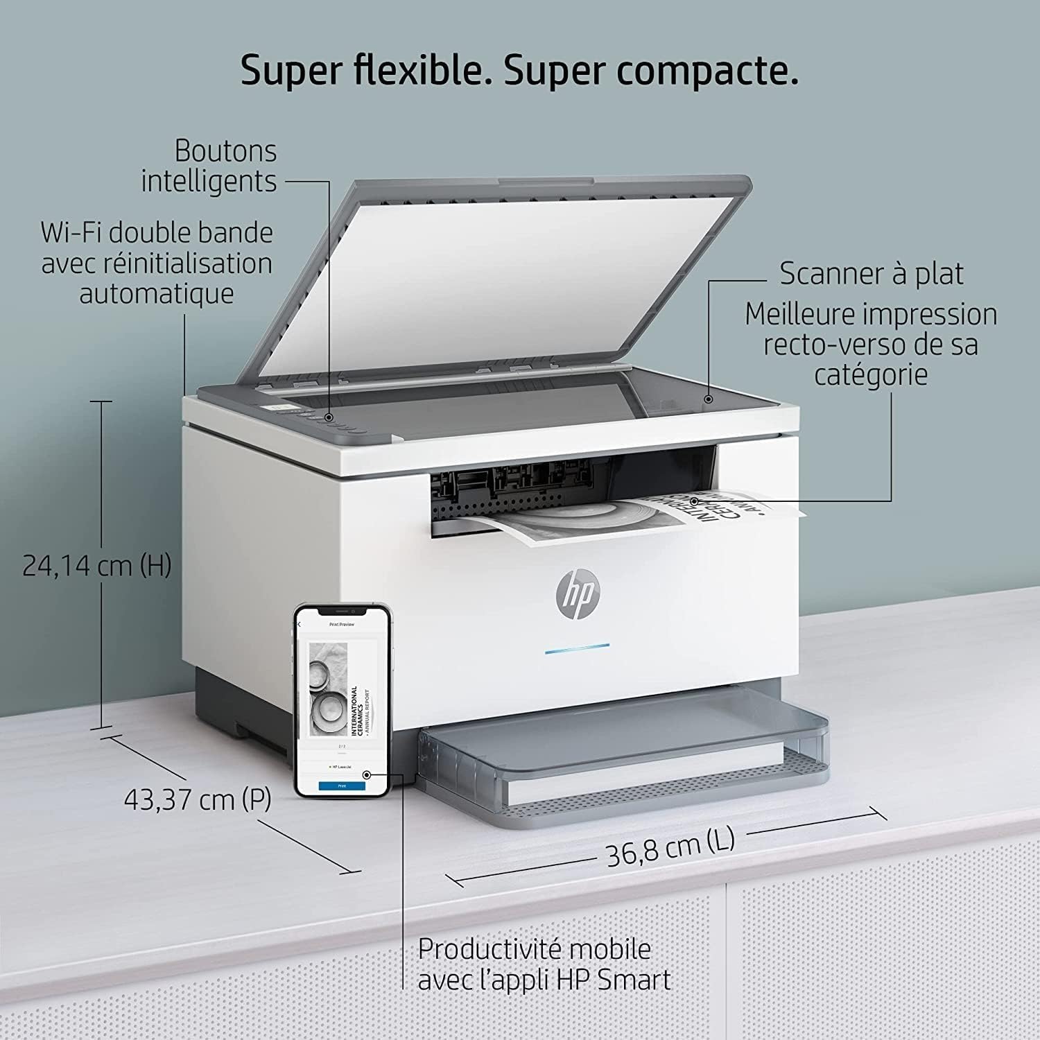 HP LaserJet MFP M234dw MFP Mono B/W laser Legal media 29ppmcopy 29ppmprint 150 sheets USB 2.0 LAN Wi-Fi light basalt