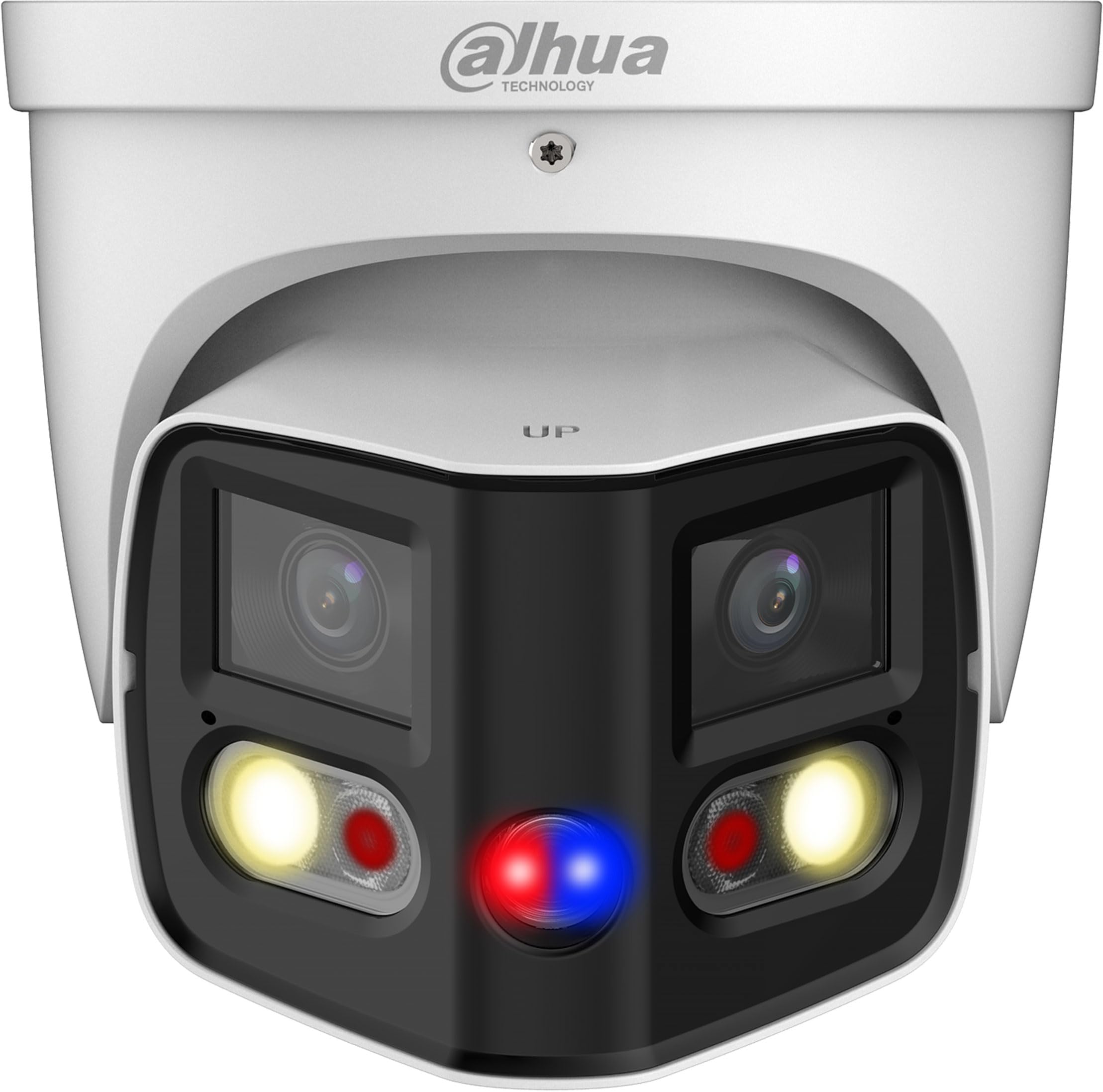 Dahua IPC-PDW3849-A180-E2-AS-PV-0280B Caméra double 4MP Full Color, 2.8mm, IR 25m, IVS, SMD, PoE, IP67