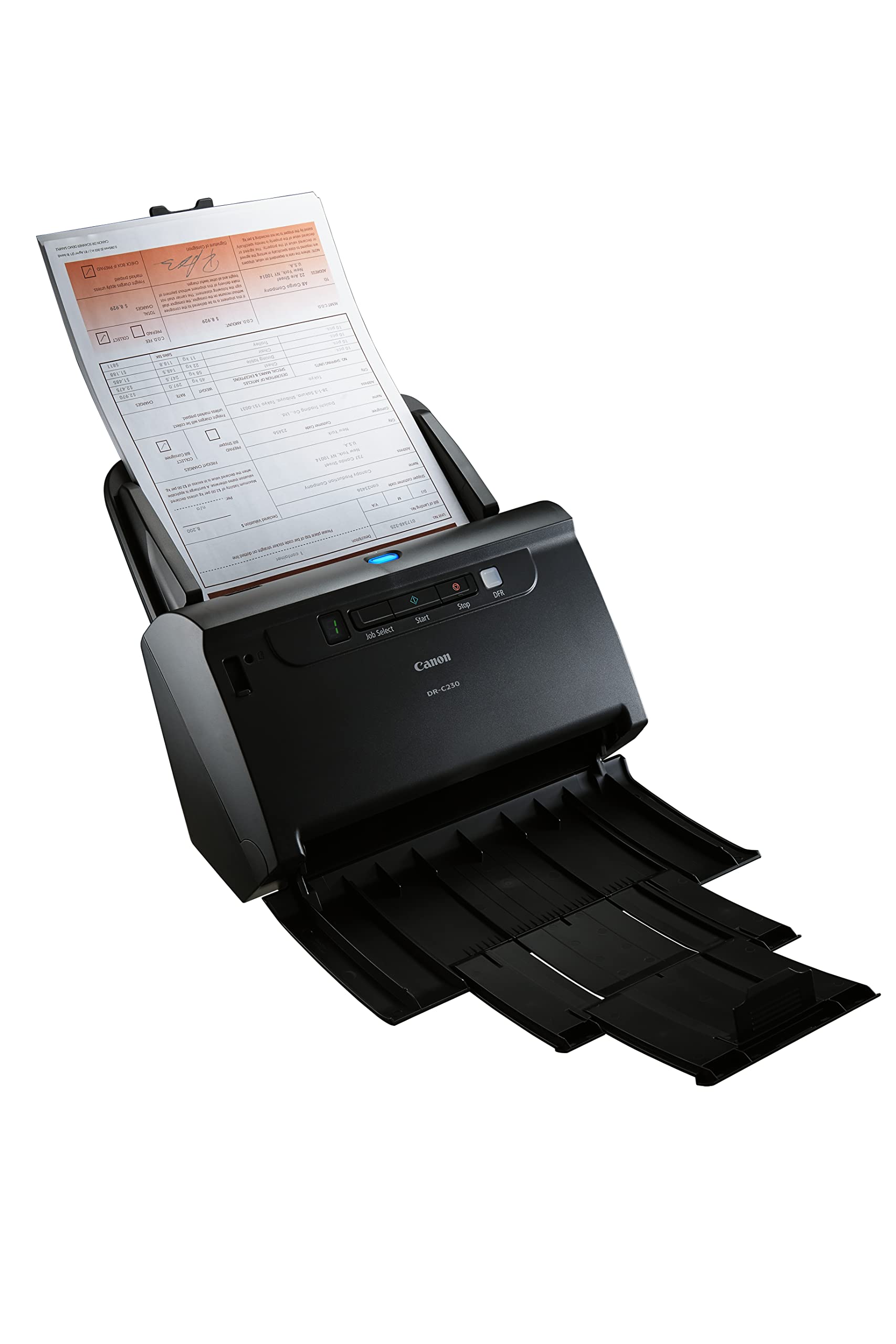CANON DR-C230 Document scanner CMOS/CIS Duplex Legal 600x600dpi 30ppm mono/30ppm colour ADF 60sheets 3500scans/d USB 2.0