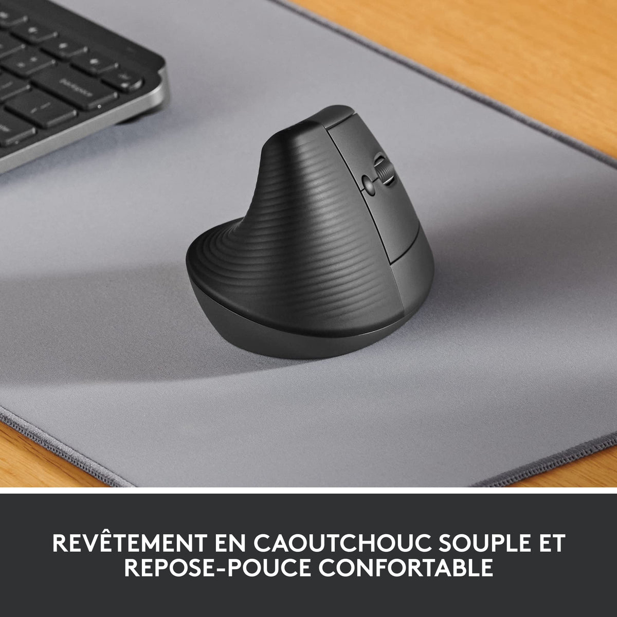 LOGITECH Lift Vertical Ergonomic Mouse Vertical mouse ergonomic optical 6 buttons wireless Bluetooth 2.4 GHz Bolt USB
