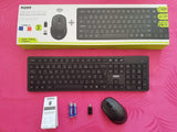 PORT DESIGNS Mouse and Keyboard 2in1 Robust and long-lasting keyboard Ergonomic and ambidextrous mouse Wireless 2.4Ghz USB-A/USB-C