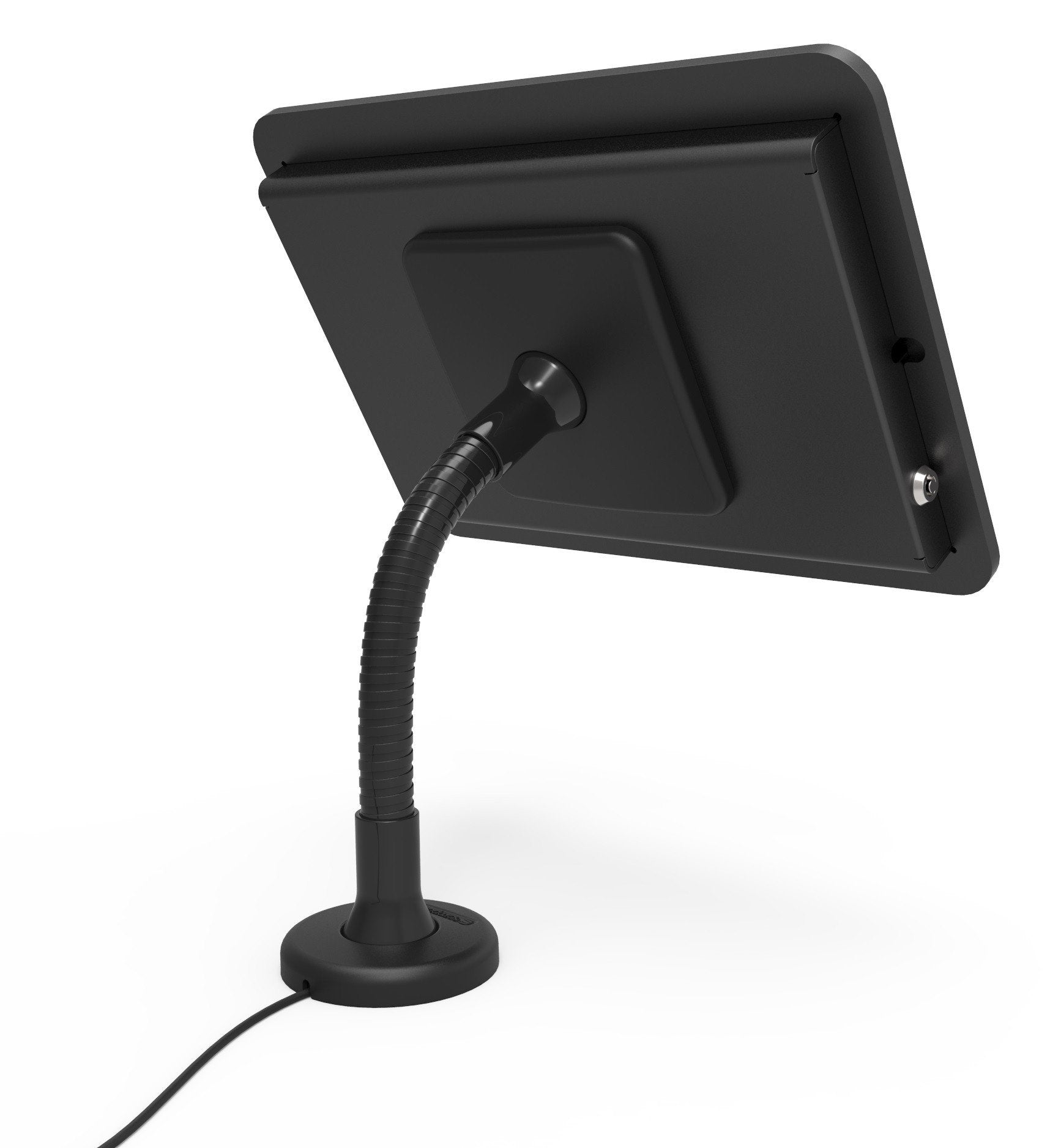 Tablet Kiosk Flexible Arm Mount Black