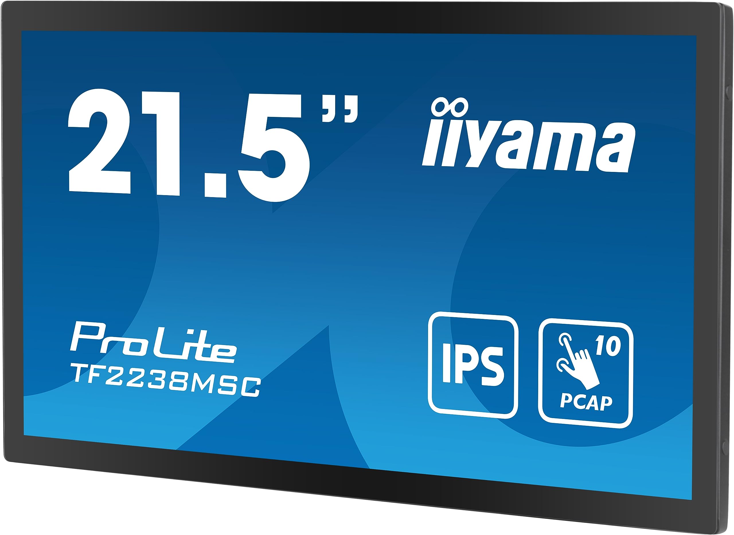 21.5" Bonded PCAP Bezel Free 10P Touch w
