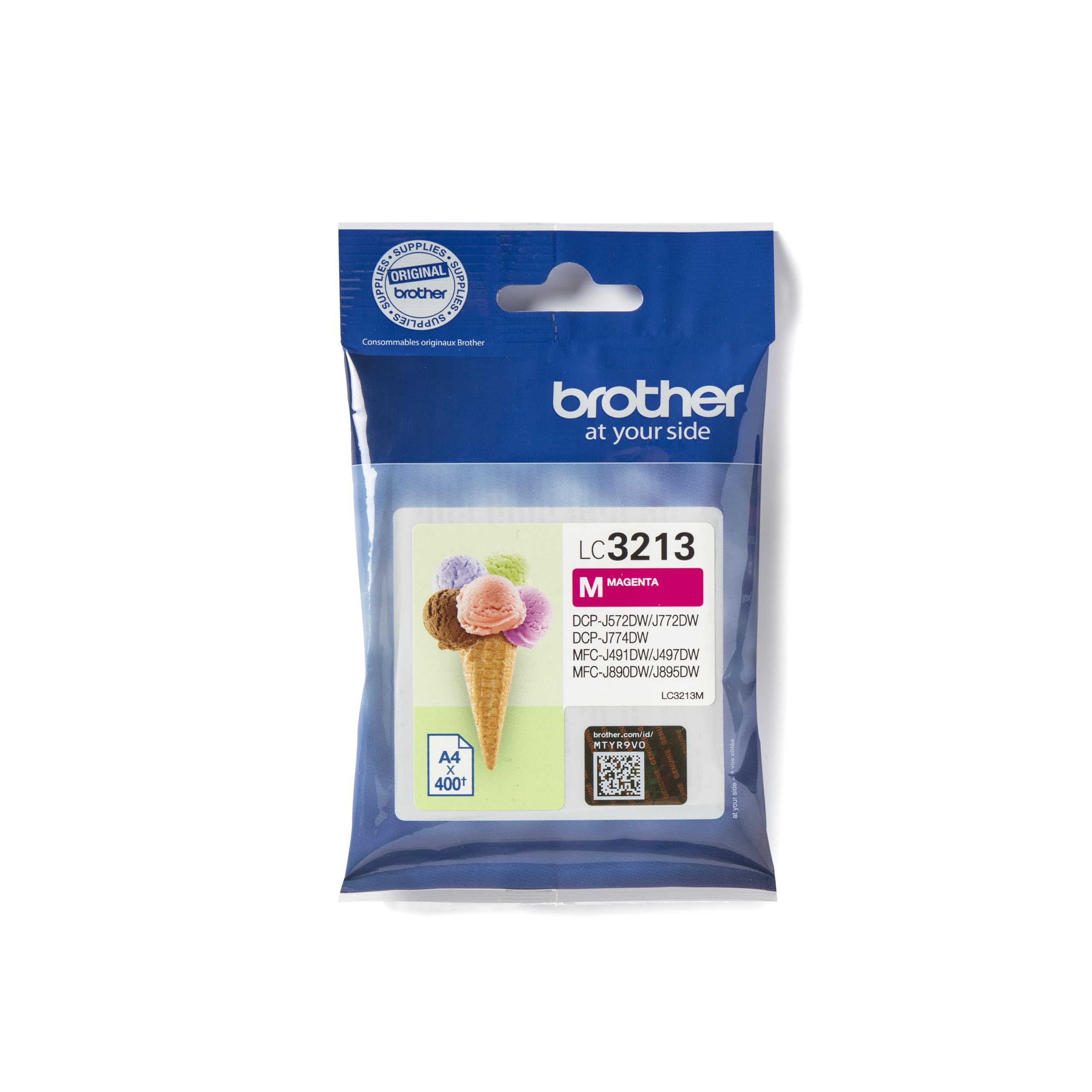 BROTHER LC3213M 400-page high-capacity magenta ink cartridge