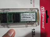 TRANSCEND 128Go M.2 2280PCIe Gen3x4 puce 3D TLC sans DRAM