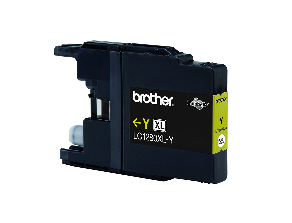 BROTHER LC-1280 cartouche d encre jaune très haute capacité 1.200 pages 1-pack blister sans alarme