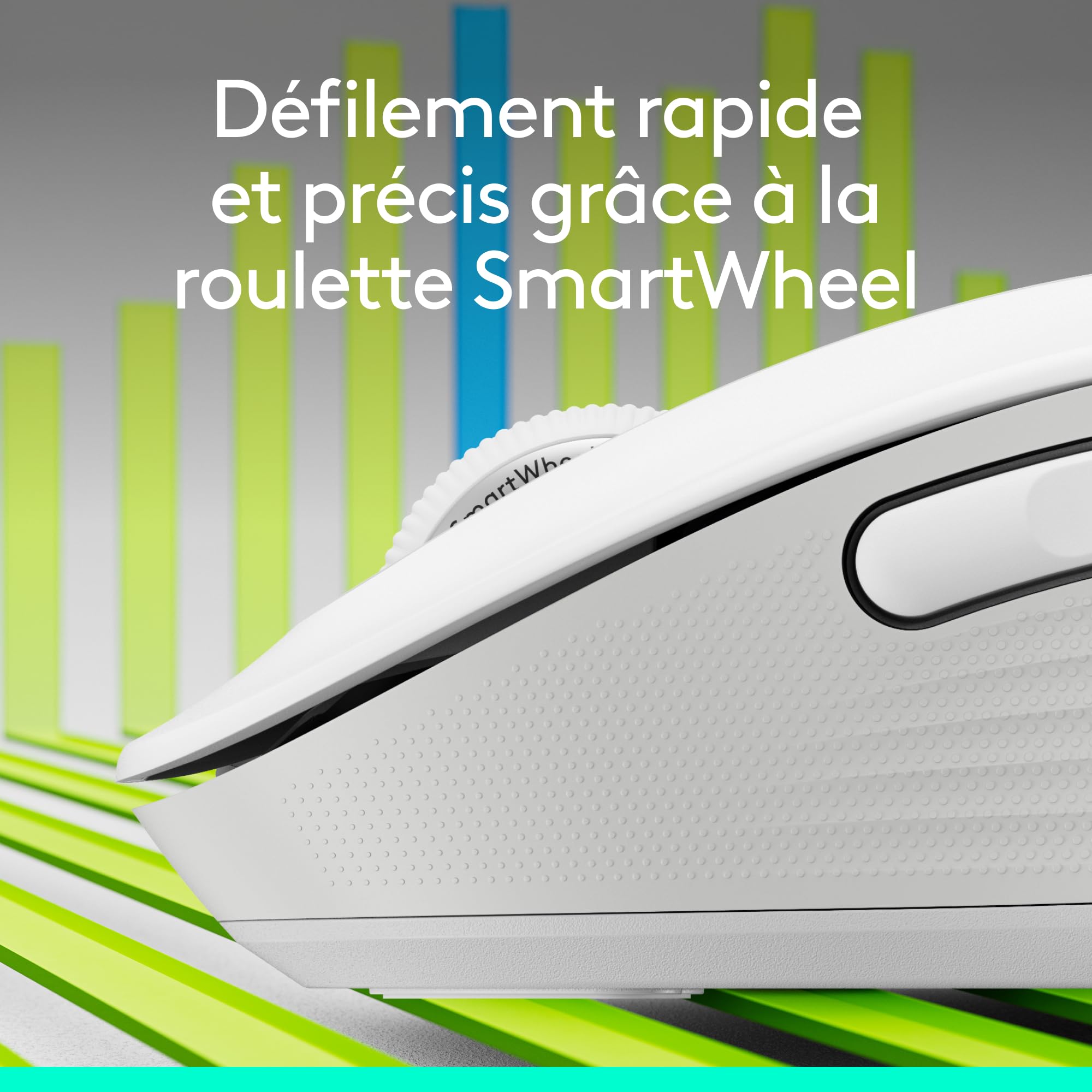 LOGITECH Signature M650 Mouse optical 5 buttons wireless Bluetooth 2.4 GHz Bolt USB receiver off-white
