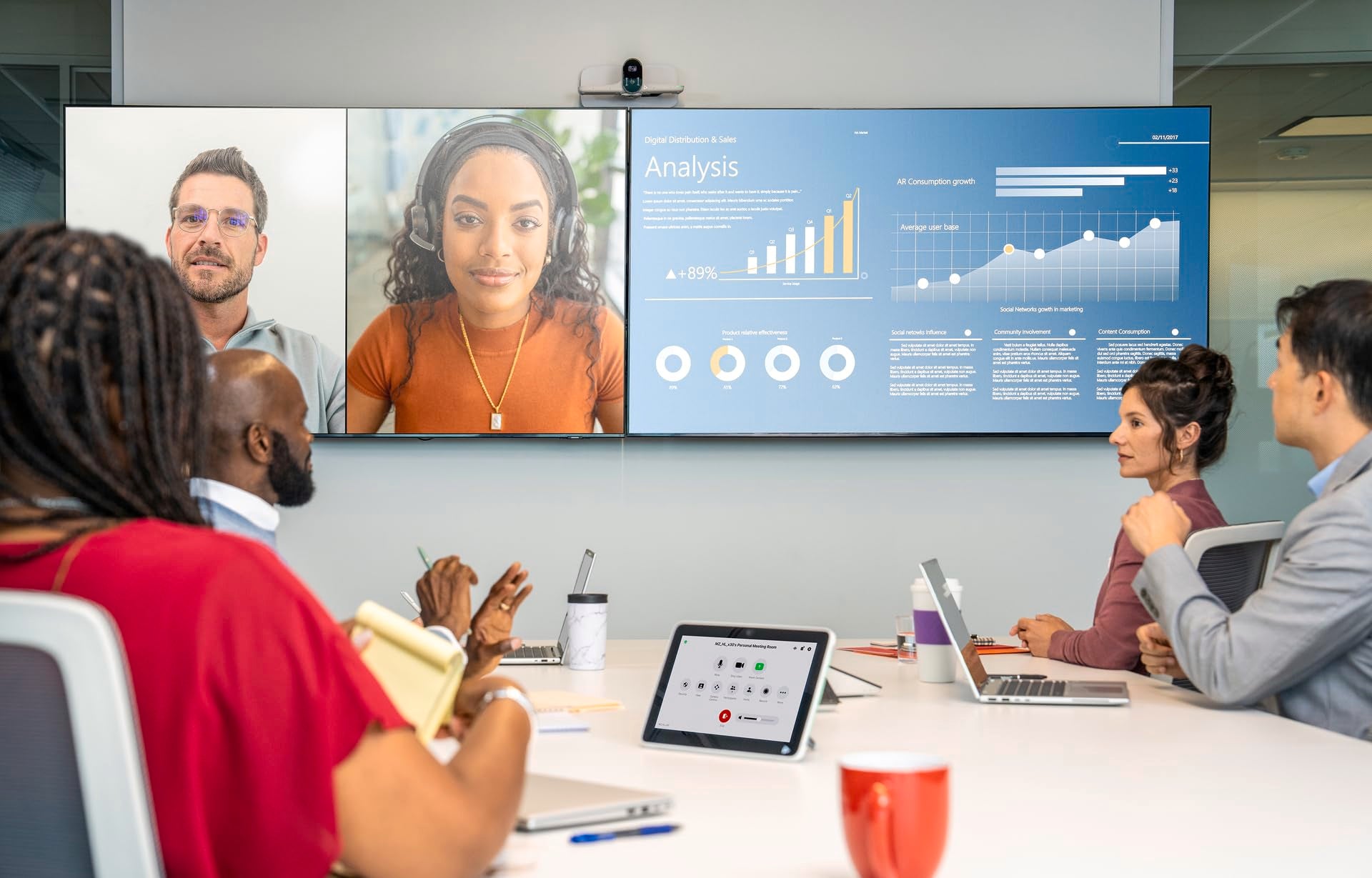 HP Poly TC10 White Touch Controller No localization